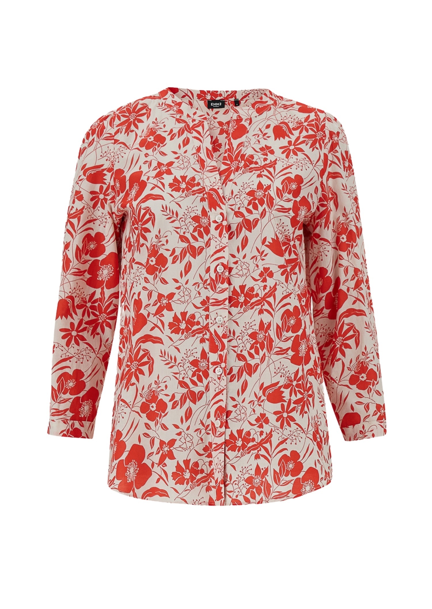 Блуза с 3/4 рукавом Regular Fit для женщин (468203), цвет Белый - №1