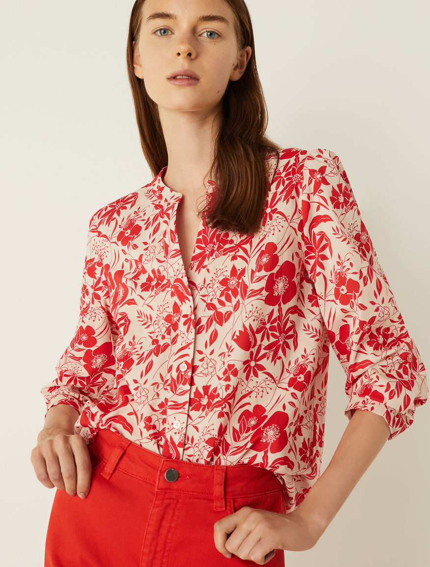 Блуза с 3/4 рукавом Regular Fit для женщин (468203), цвет Белый - №2