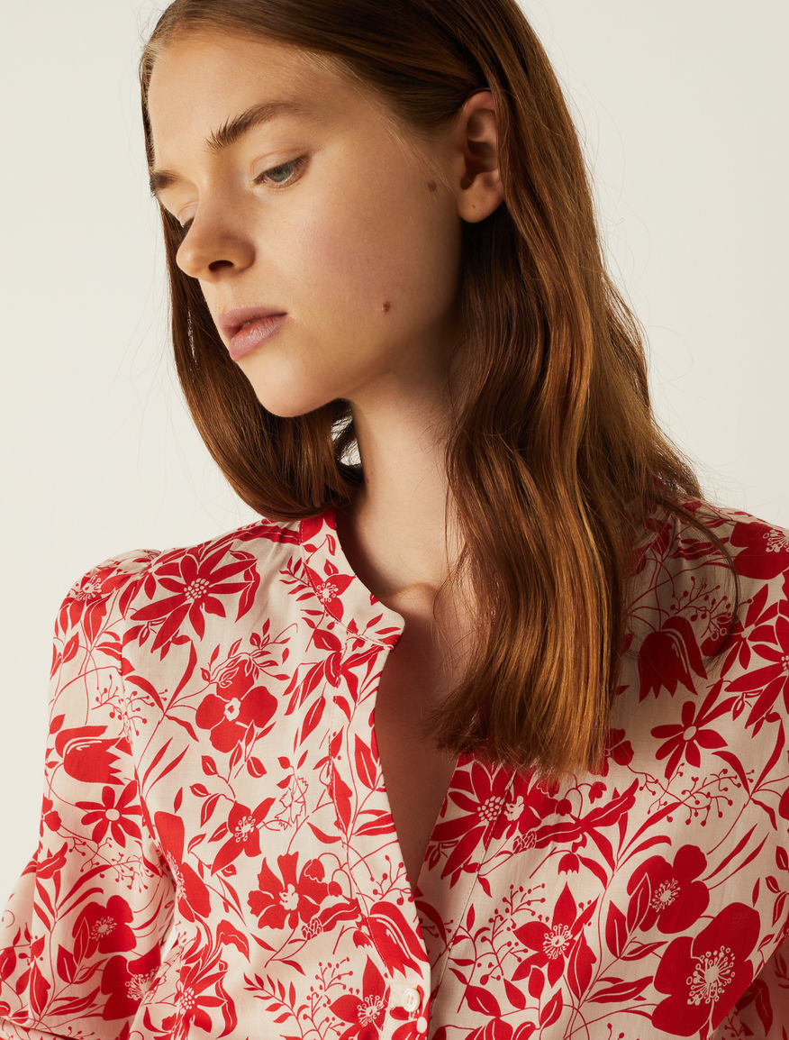 Блуза с 3/4 рукавом Regular Fit для женщин (468203), цвет Белый - №5