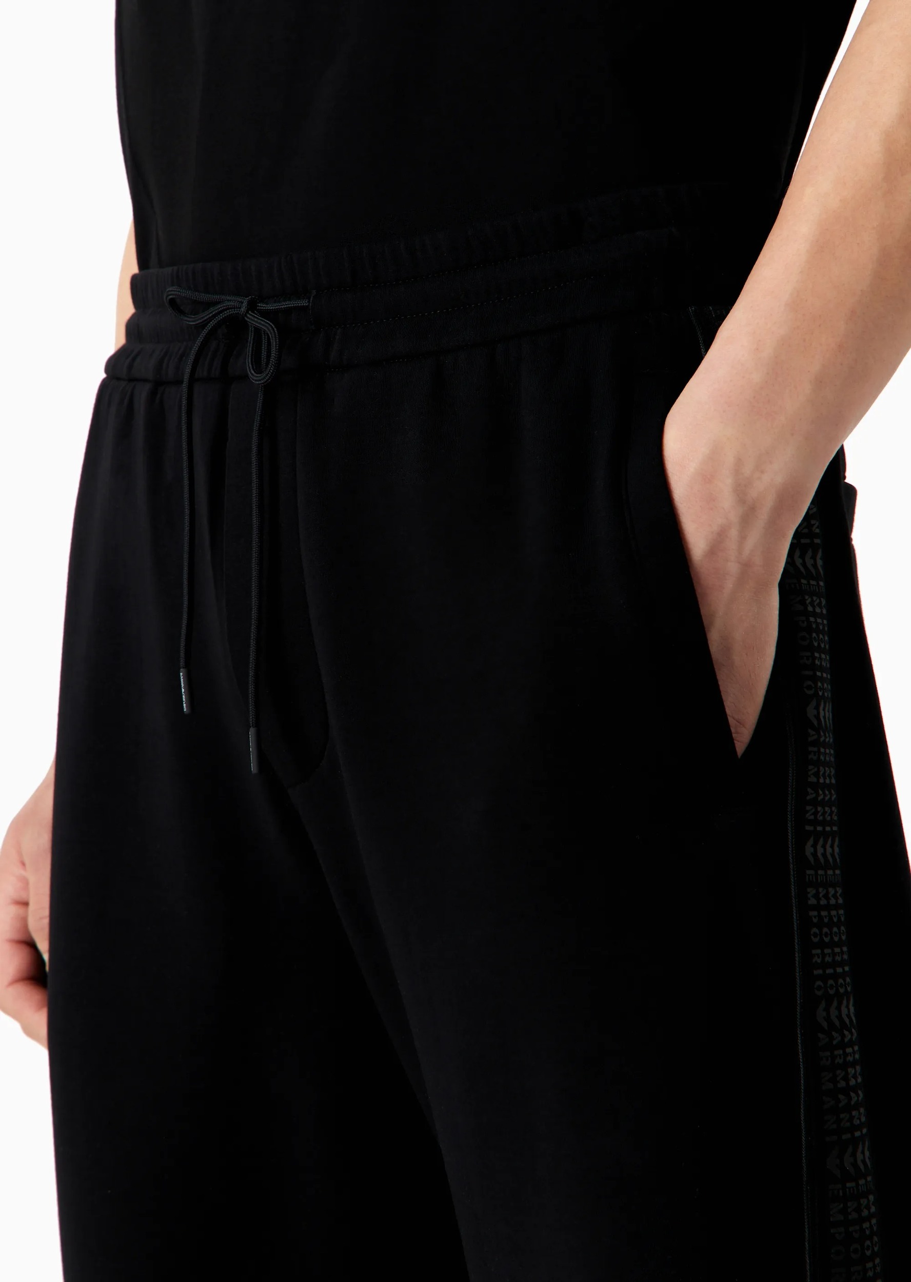 Брюки джерсі Regular Fit Висока для чоловіків (473927), колір Чорний - №5