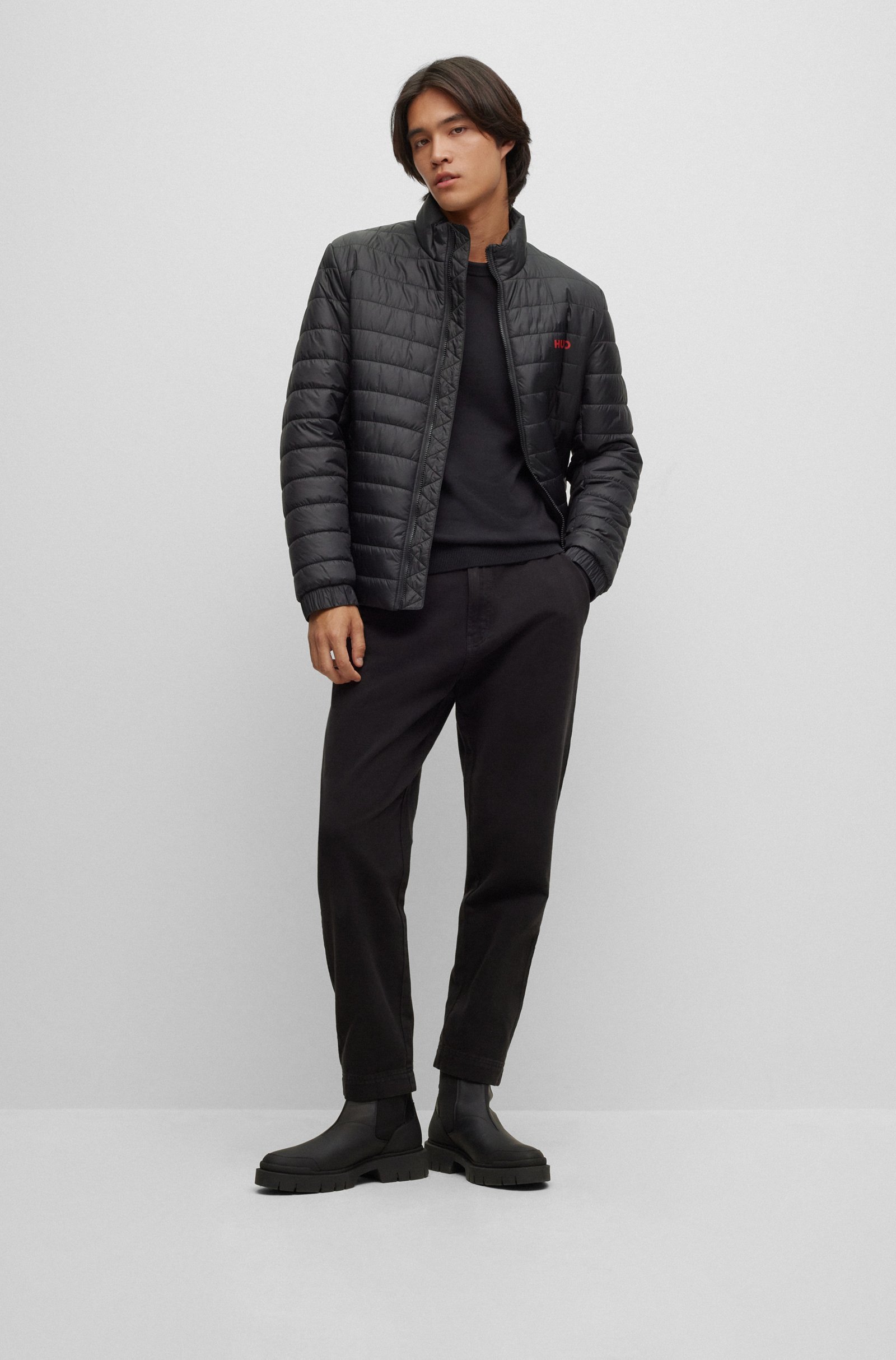 Куртка Slim Fit для чоловіків (474250), колір Чорний - №3