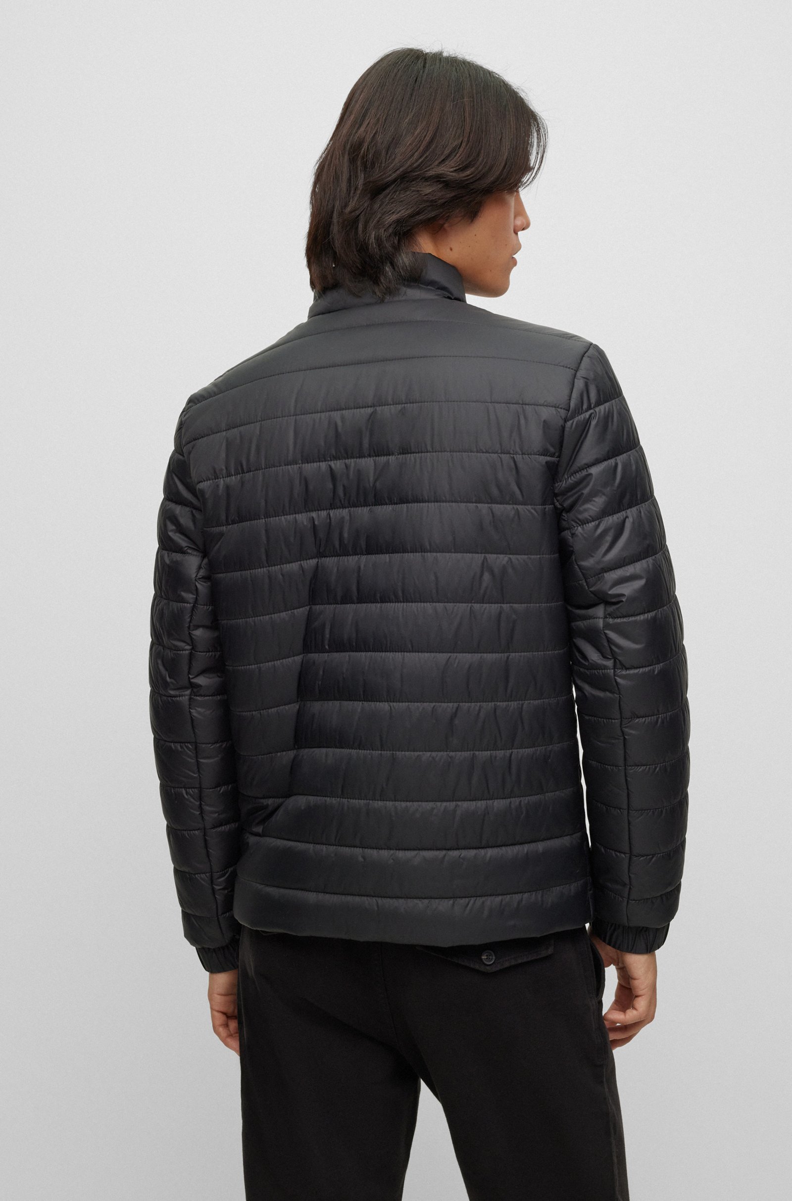 Куртка Slim Fit для чоловіків (474250), колір Чорний - №4