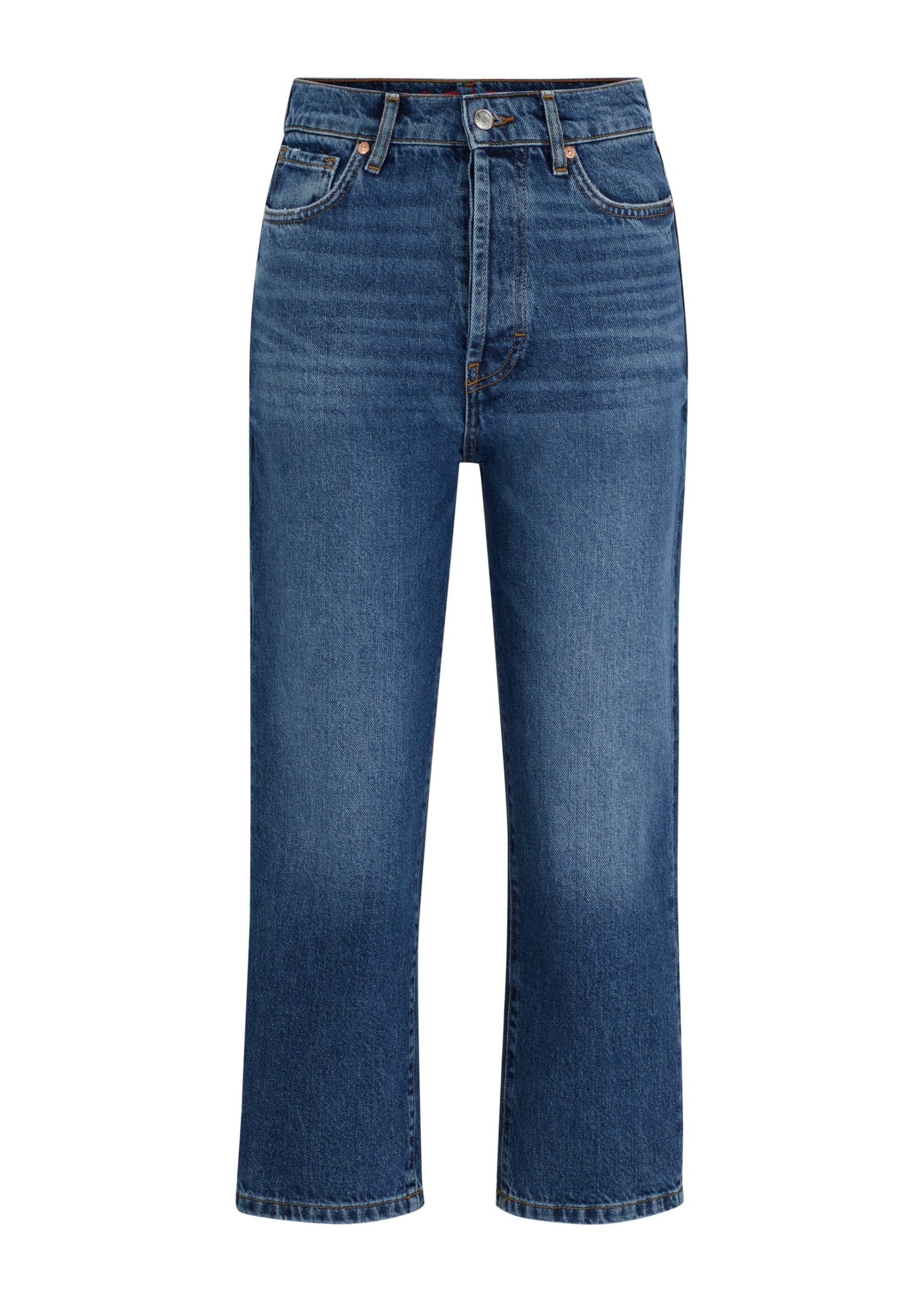 Джинсы Regular Regular Fit Высокая