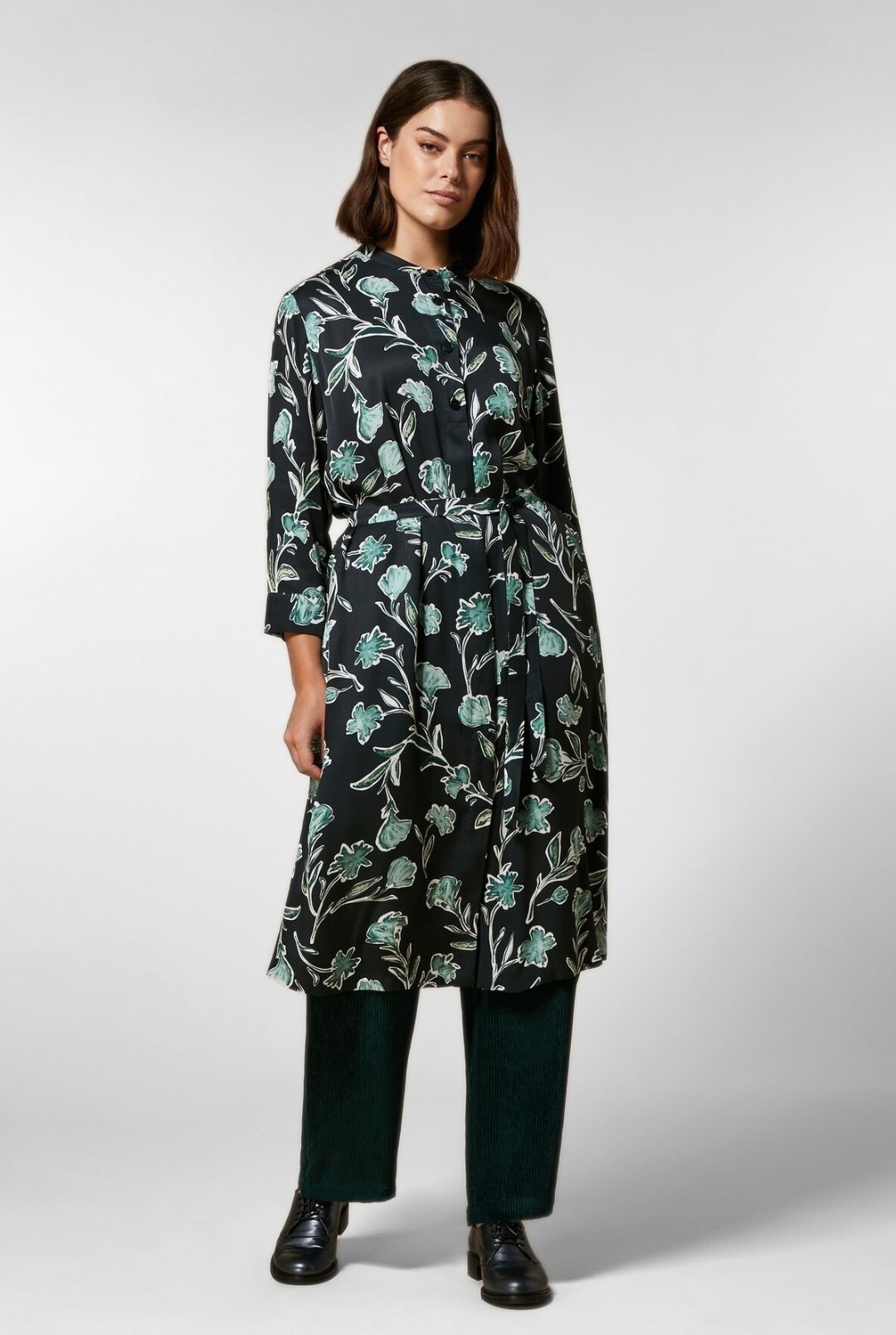 Брюки повседневные Regular Fit Высокая для женщин (474882), цвет Зеленый - №3