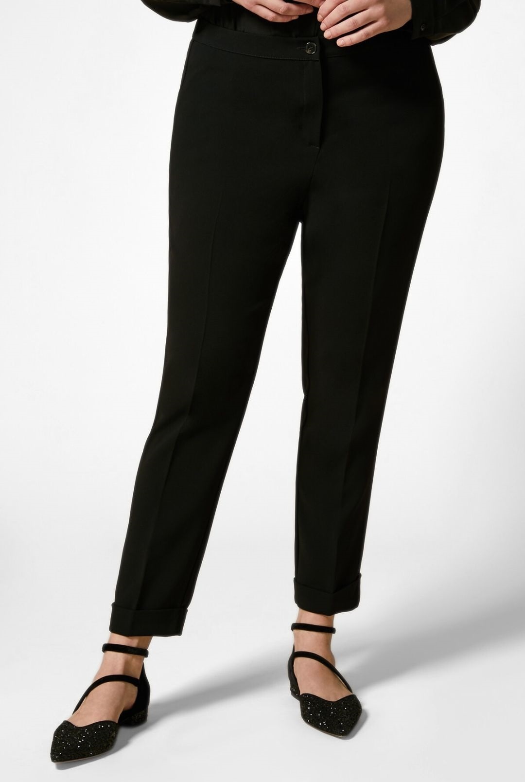 Брюки повсякденні Slim Fit Середня для жінок (474885), колір Чорний - №3