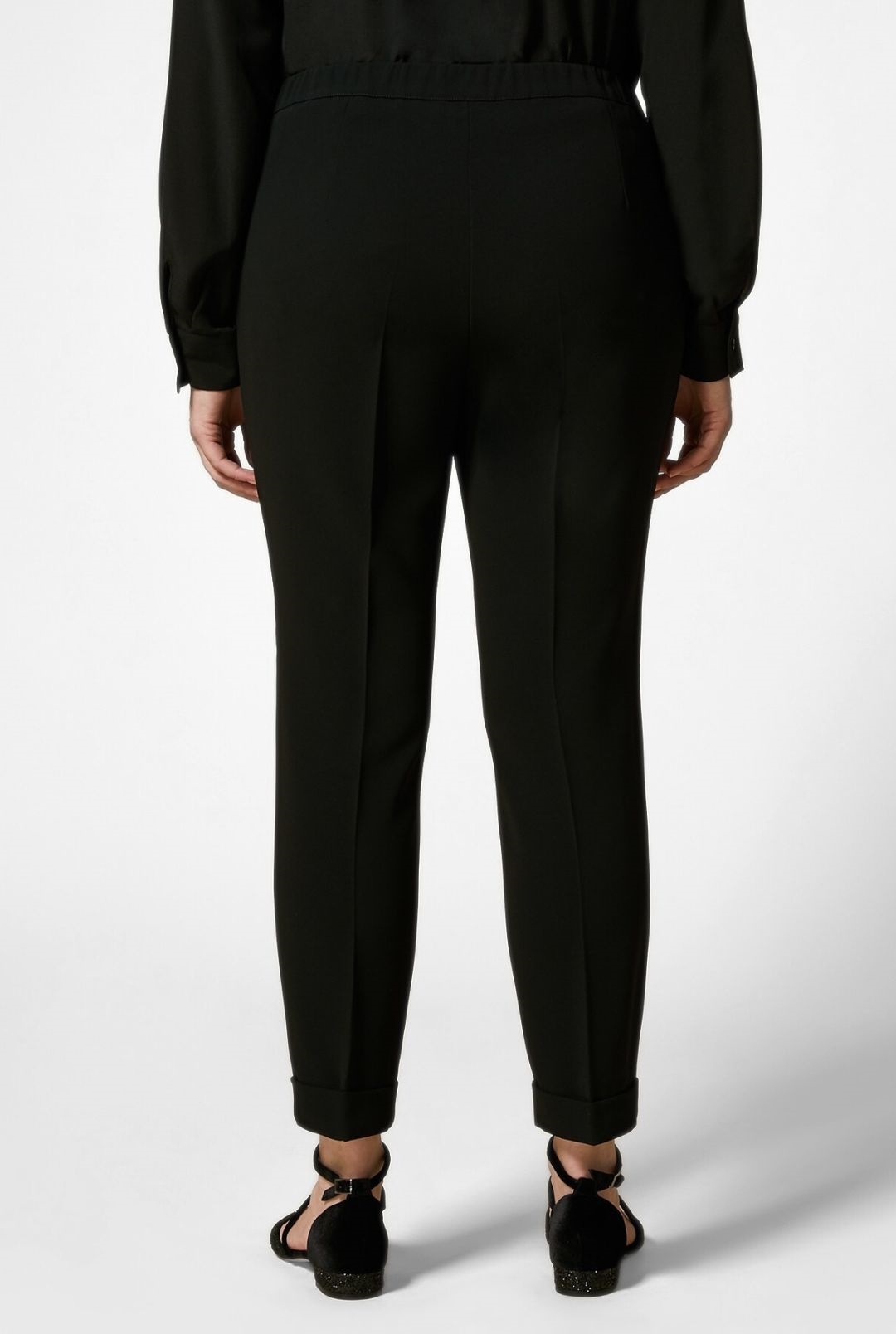 Брюки повсякденні Slim Fit Середня для жінок (474885), колір Чорний - №4