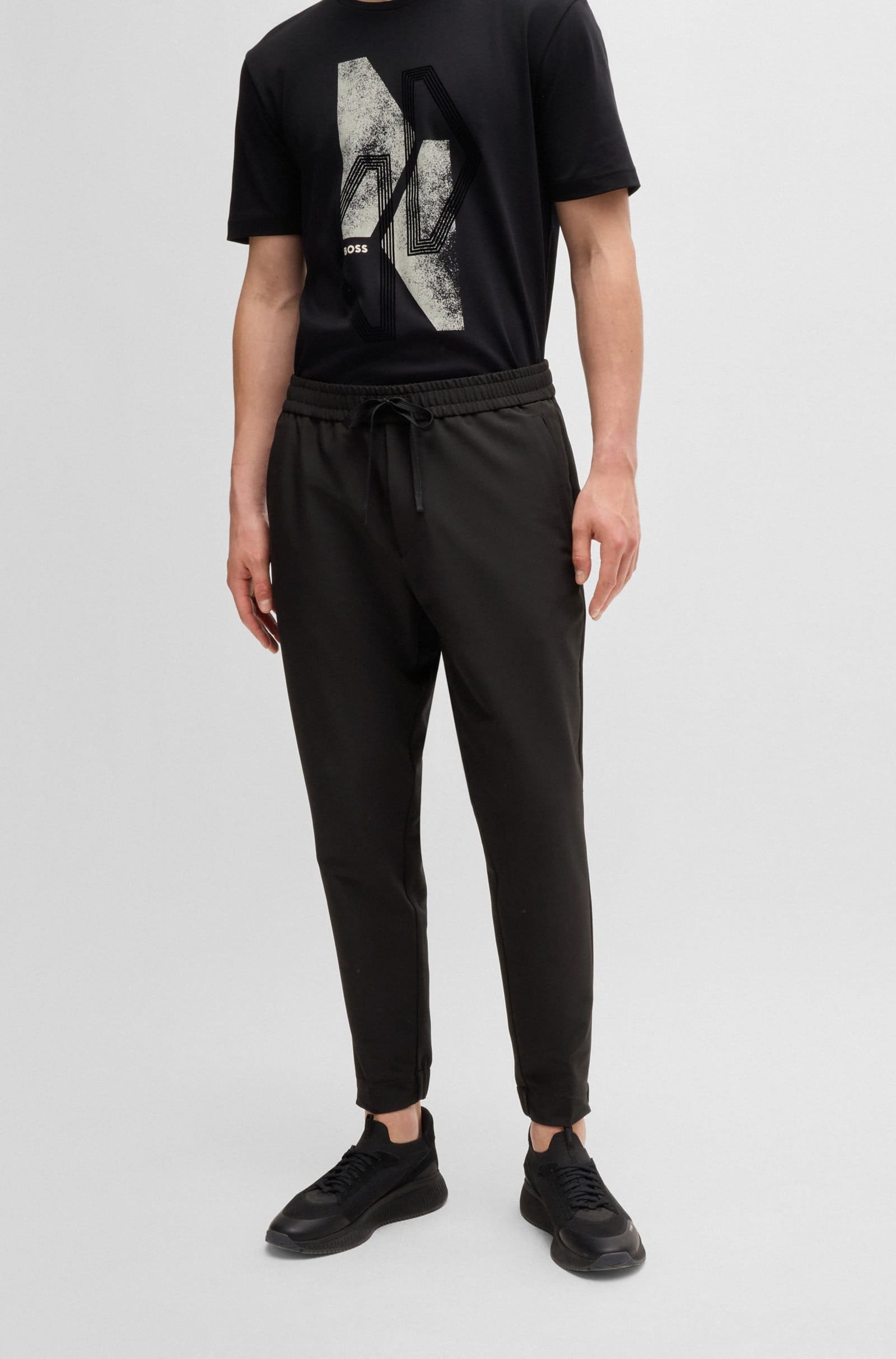 Брюки повседневные Regular Fit Высокая