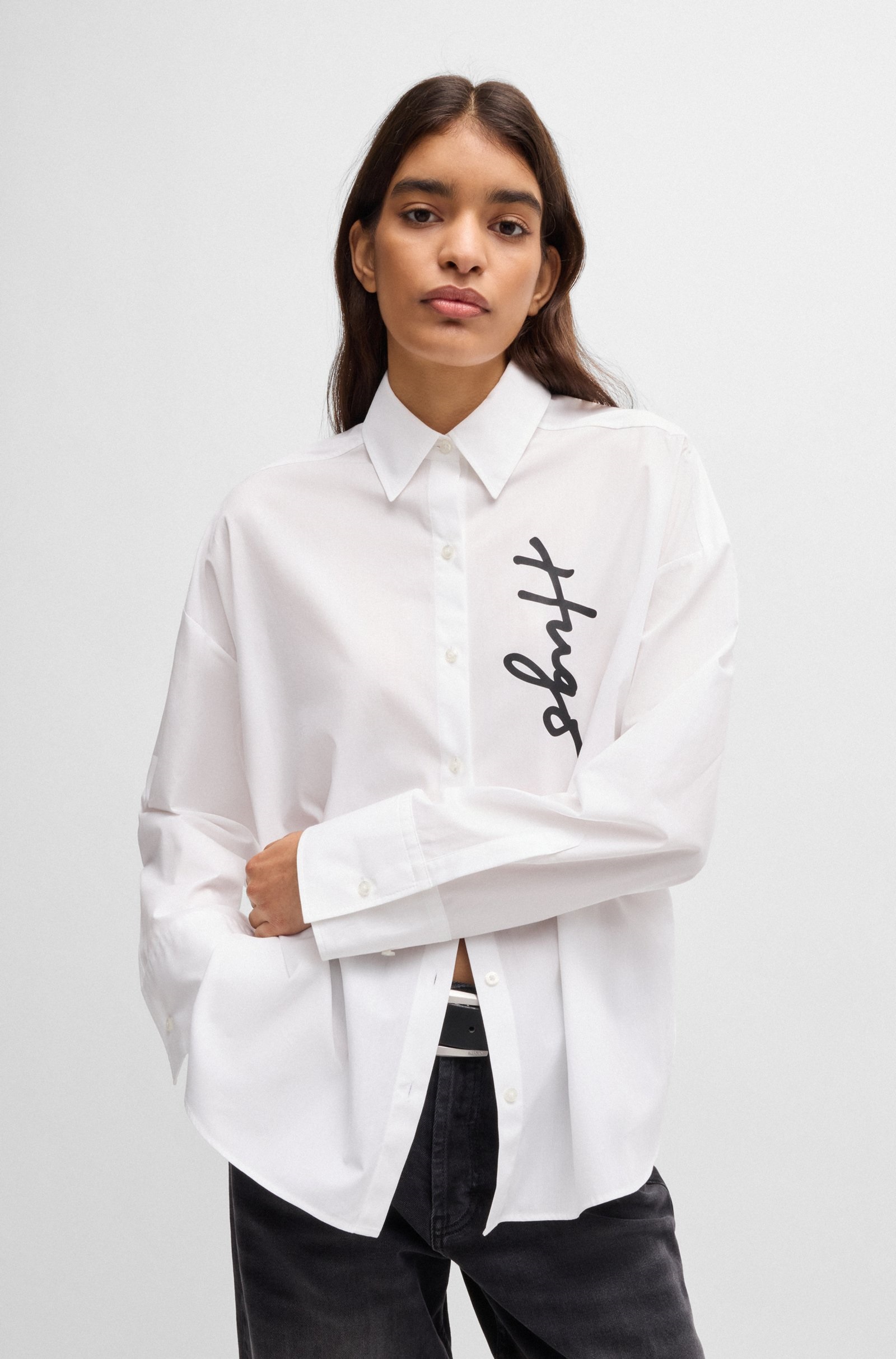 Рубашка с длинным рукавом Relaxed Fit