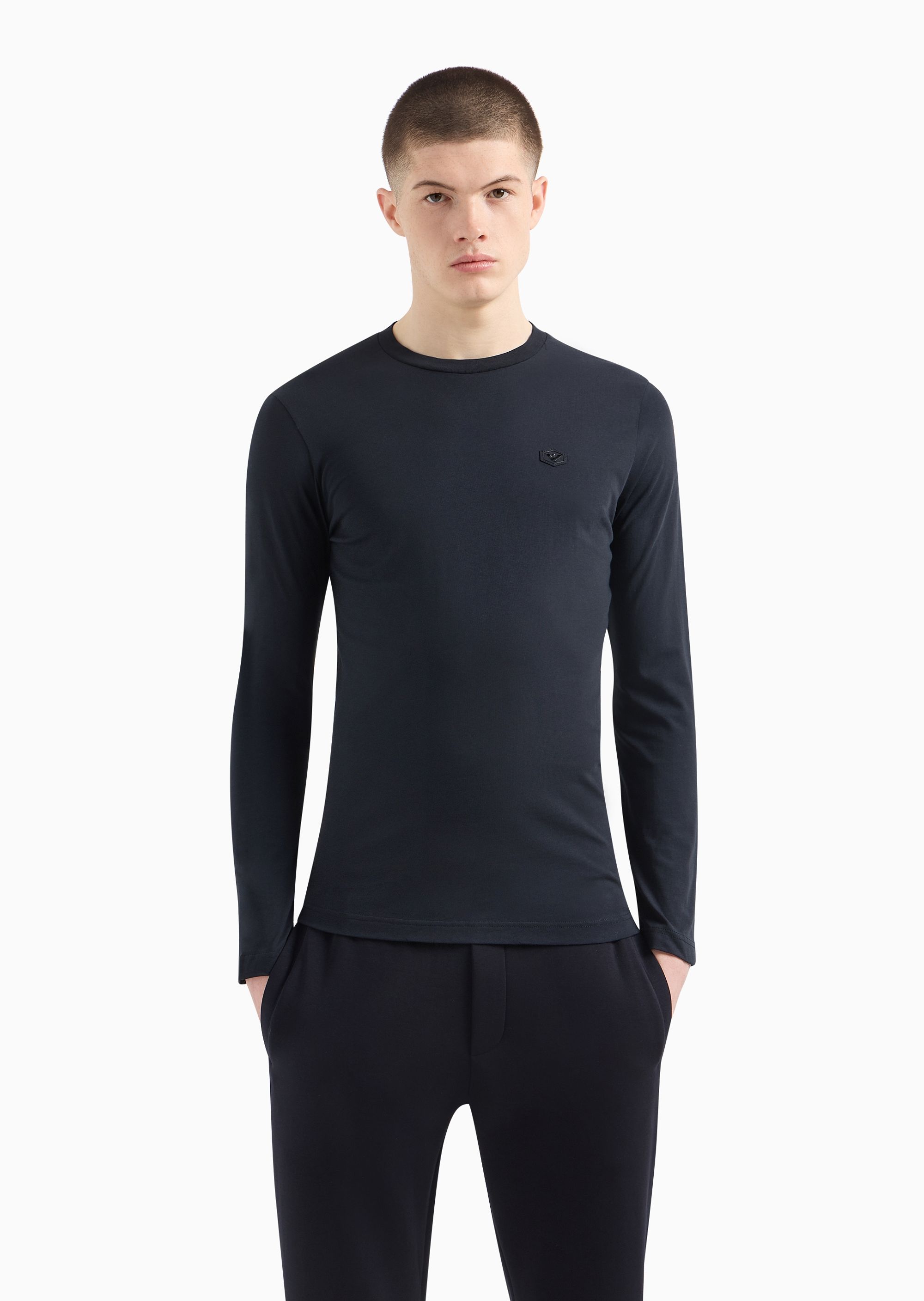 Футболка з довгим рукавом Slim Fit