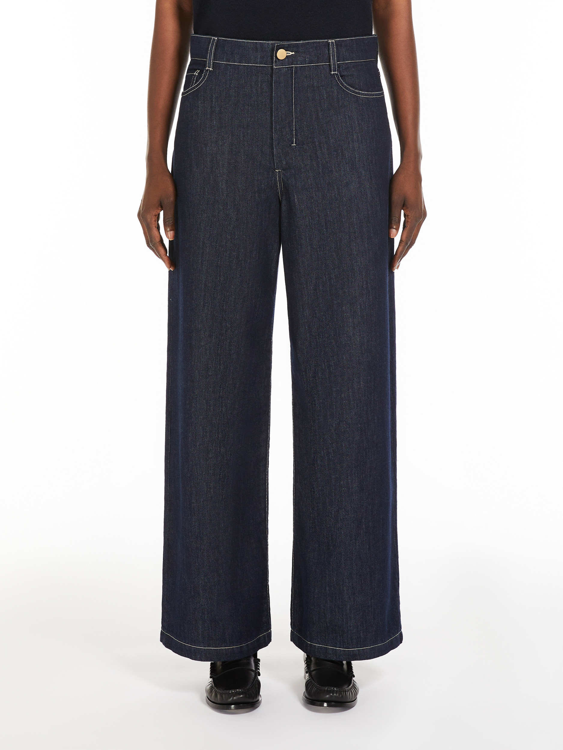 Джинсы Regular Regular Fit Высокая