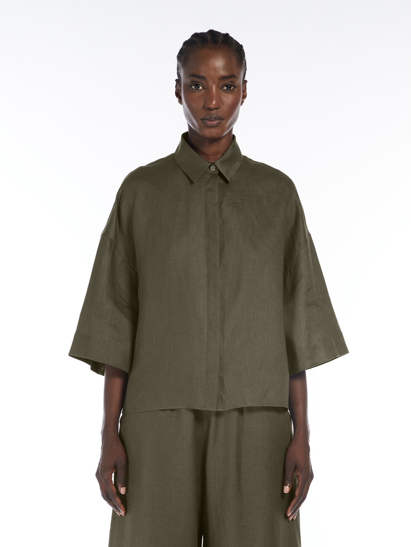 Рубашка с 3/4 рукавом Relaxed Fit