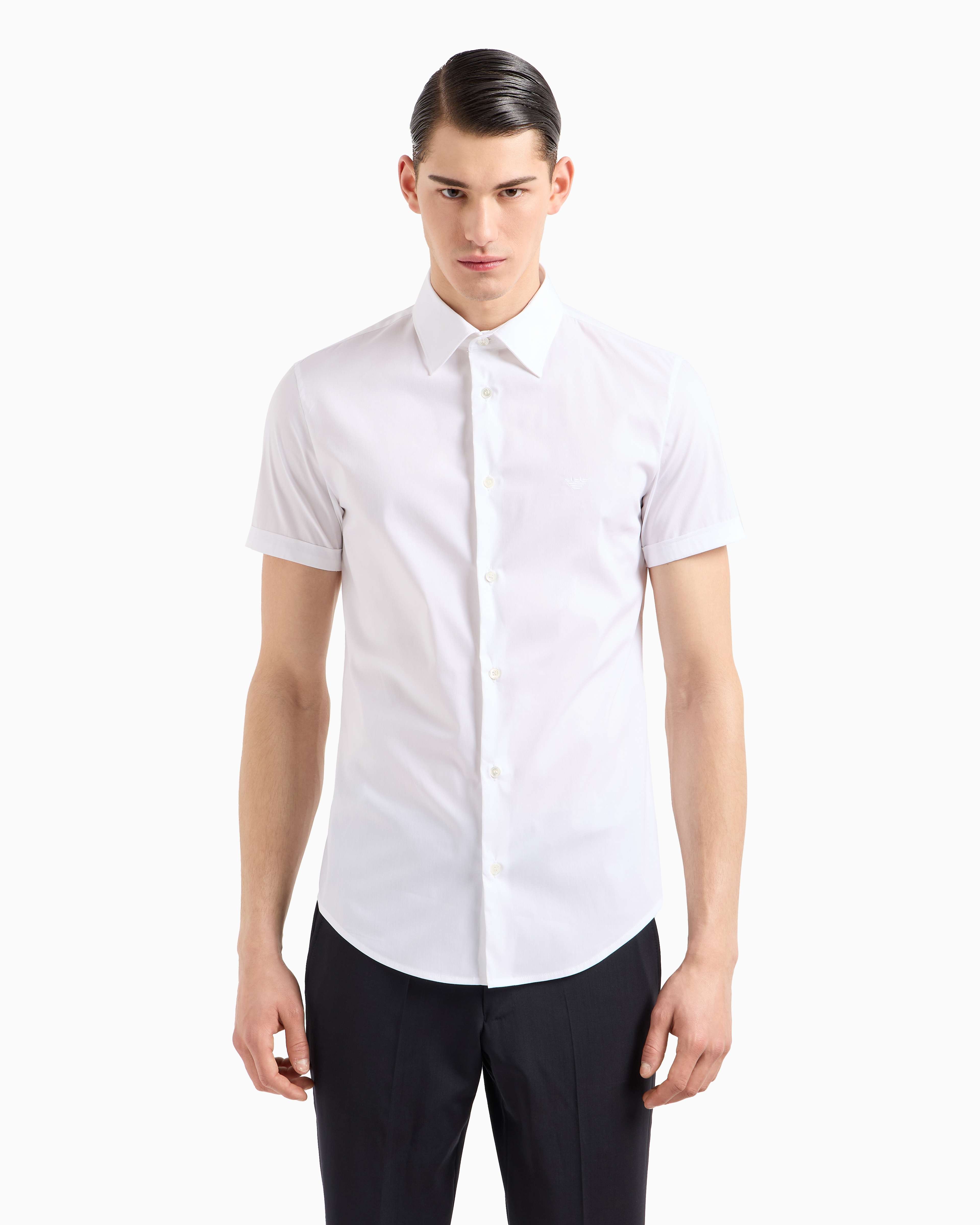 Сорочка деловая с коротким рукавом Slim Fit