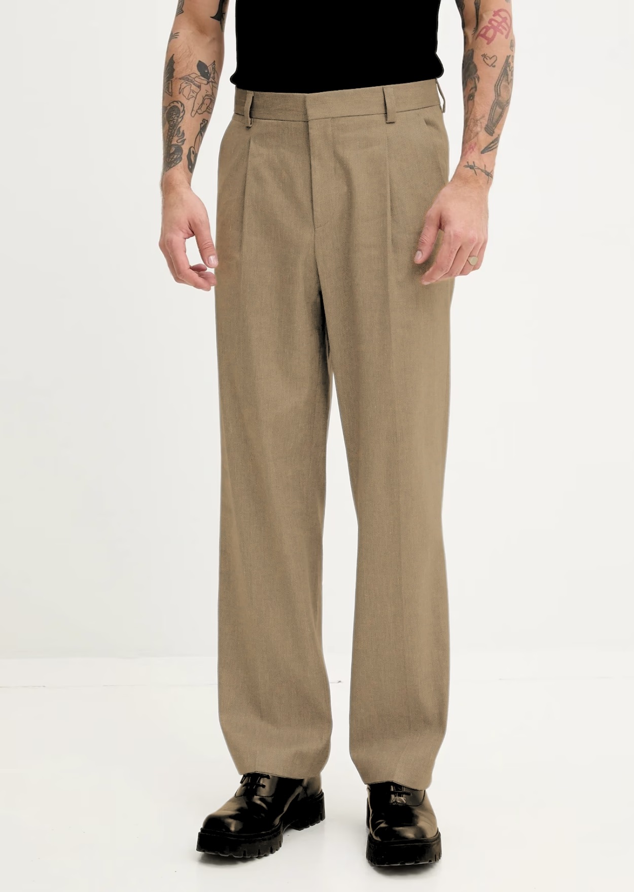 Брюки повседневные Regular Fit Высокая
