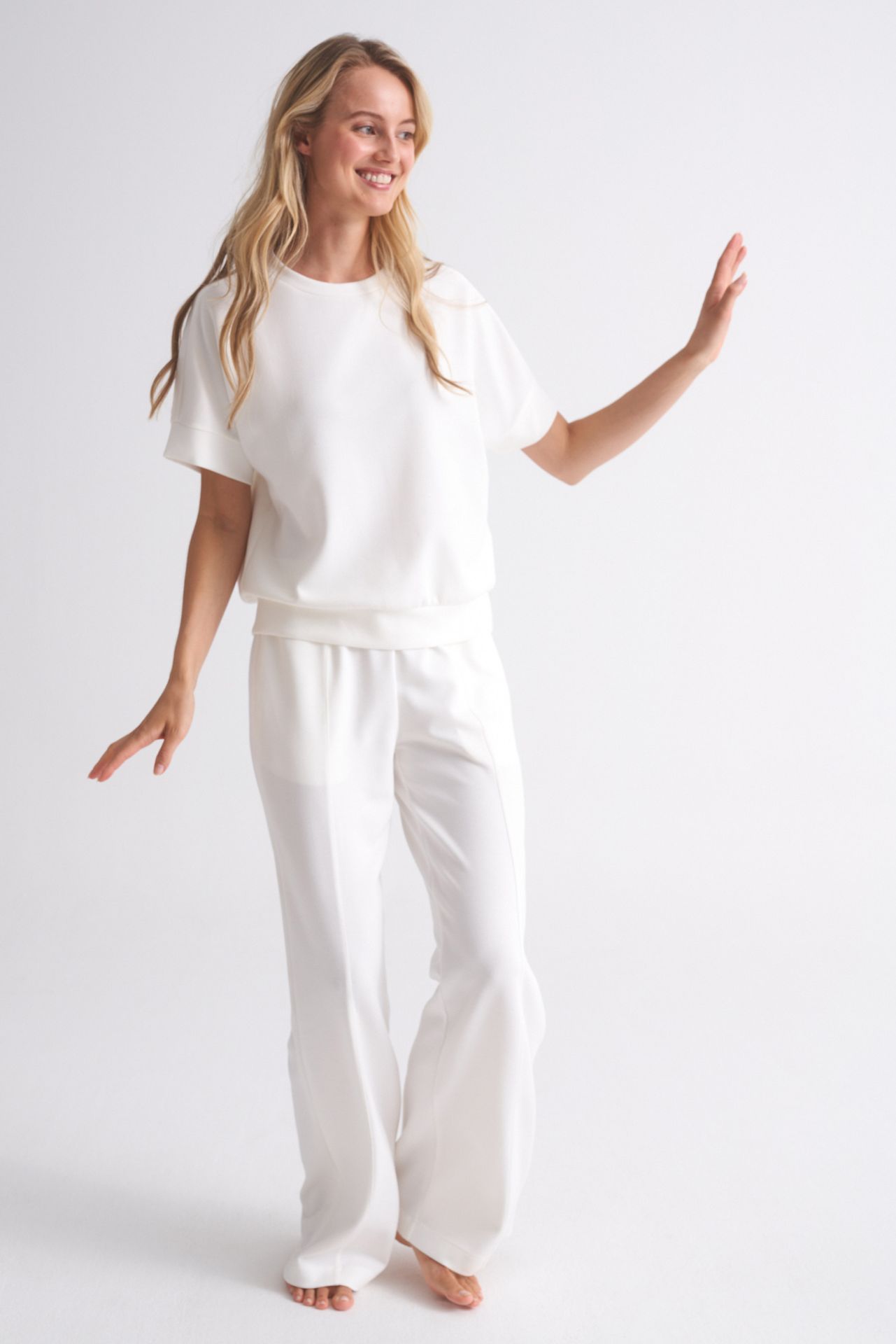 Брюки джерсі Regular Fit для жінок (480270), колір Білий - №4