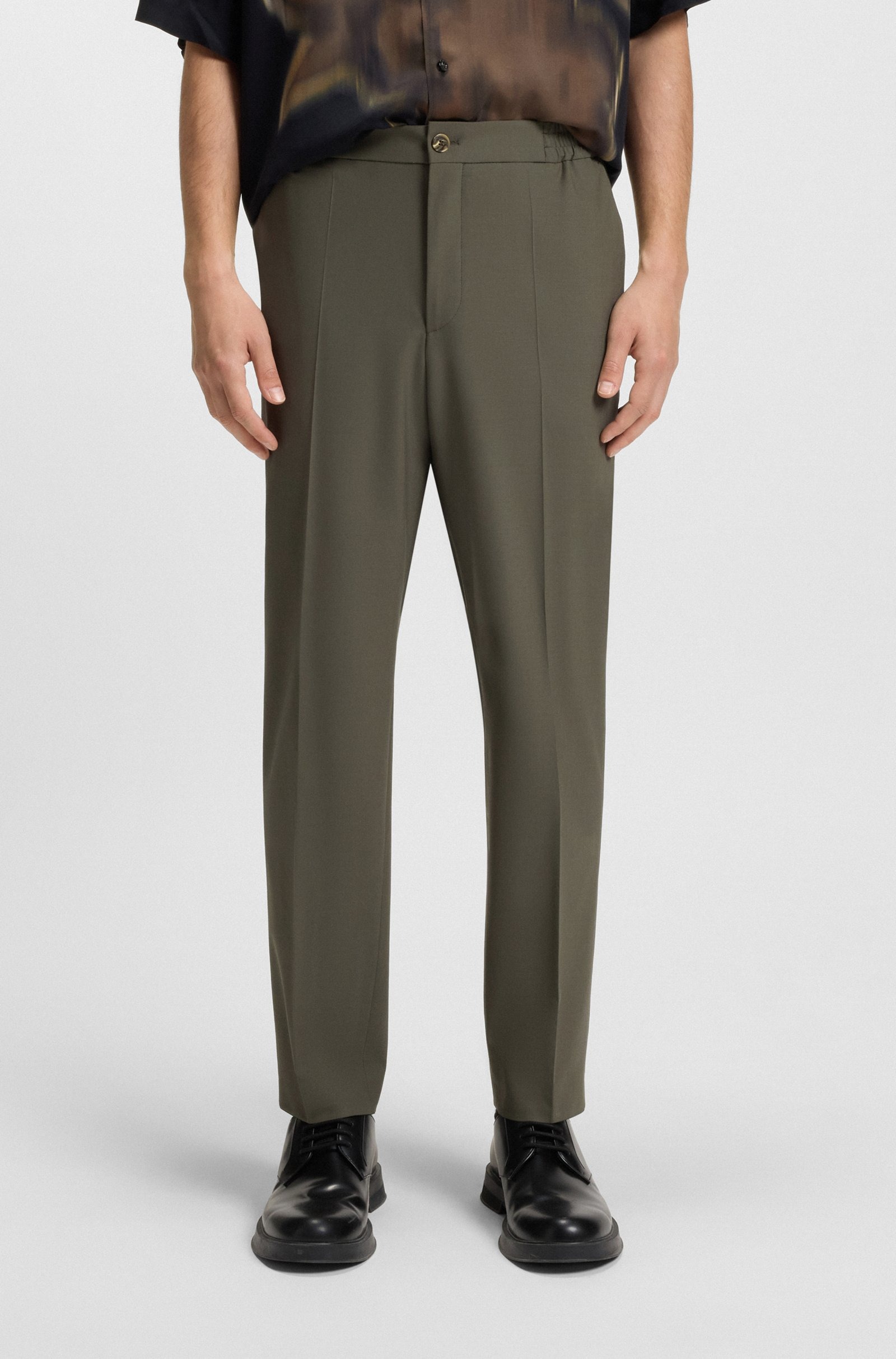 Брюки костюмные Slim Fit Высокая