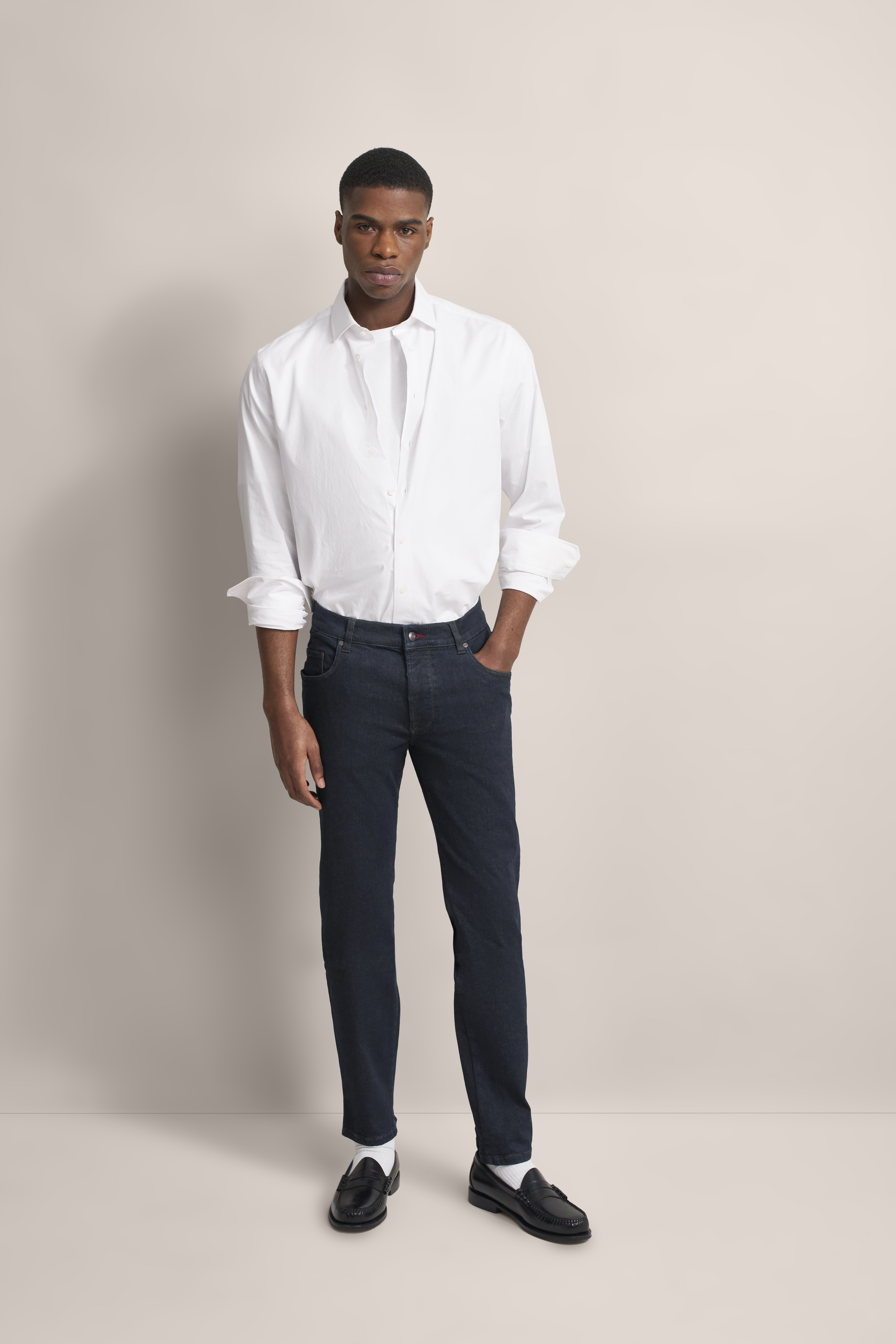 Джинси Slim Slim Fit для чоловіків (482519), колір Синій - №5