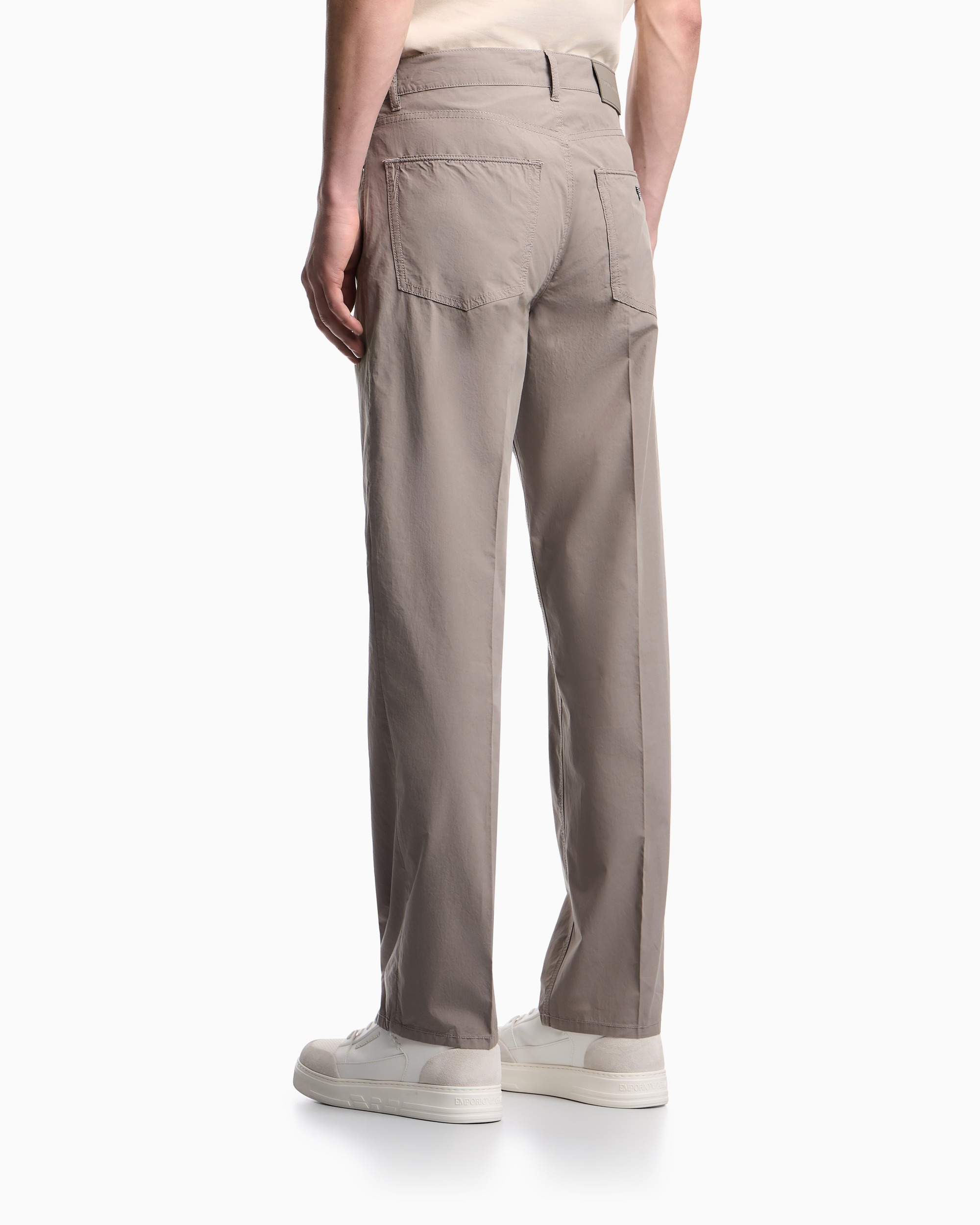 Брюки 5 карманов Regular Regular Fit Средняя для мужчин (484353), цвет Бежевый - №4