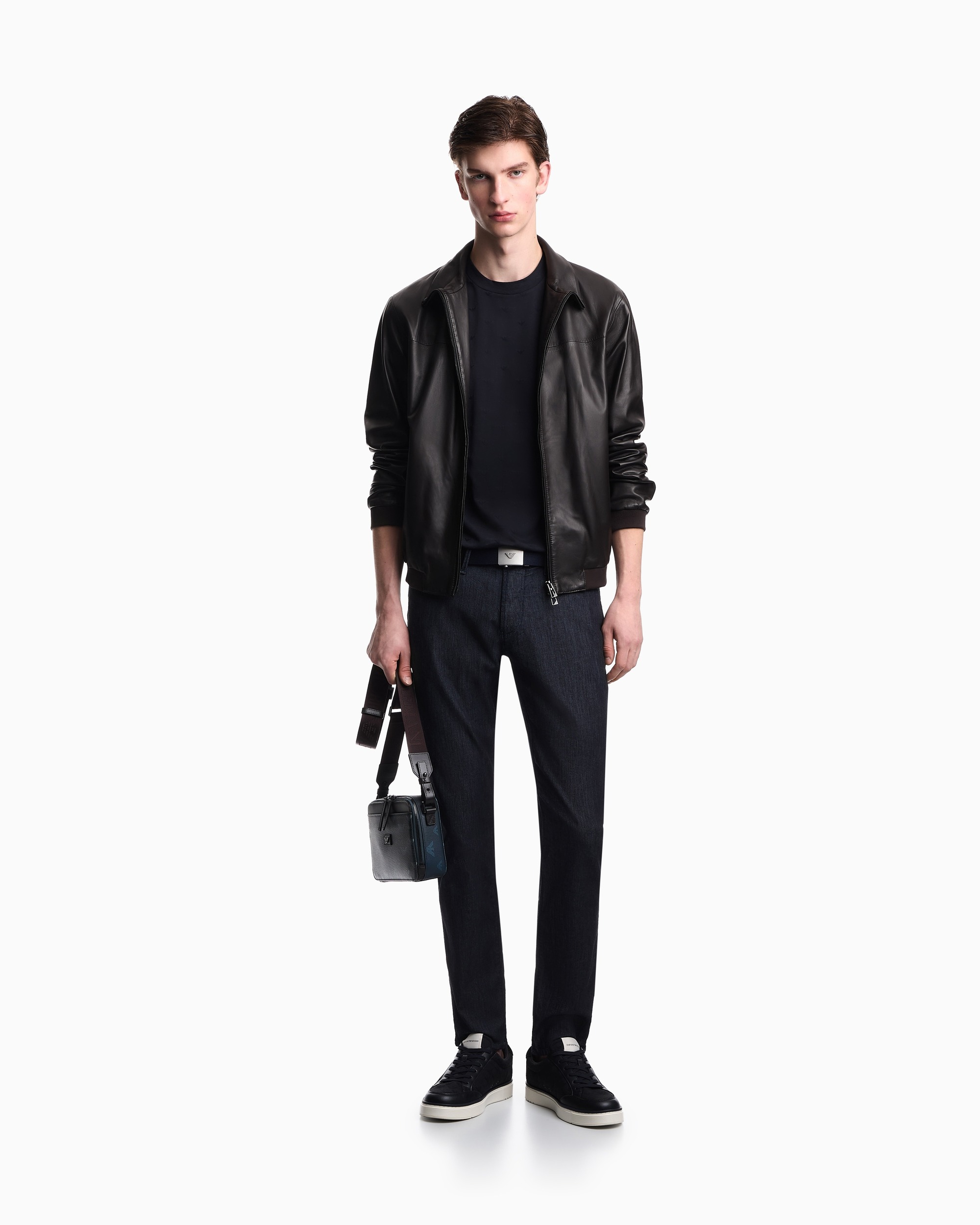 Футболка Slim Fit для мужчин (484364), цвет Синий - №3