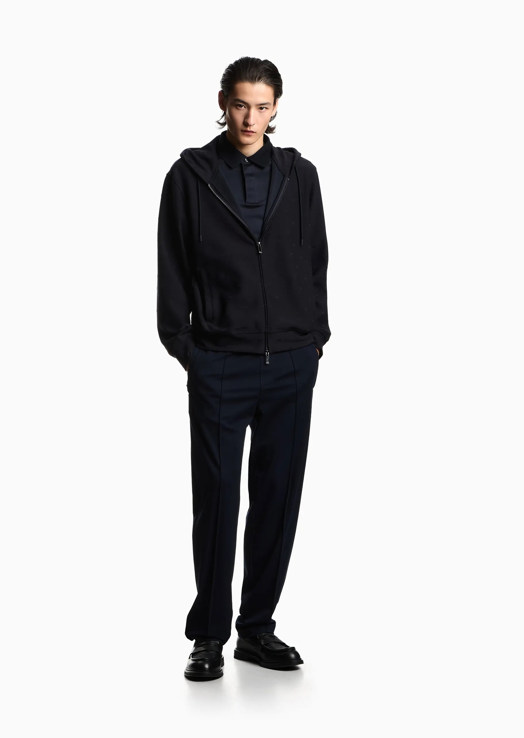 Спортивна кофта Regular Fit для чоловіків (484370), колір Синій - №3