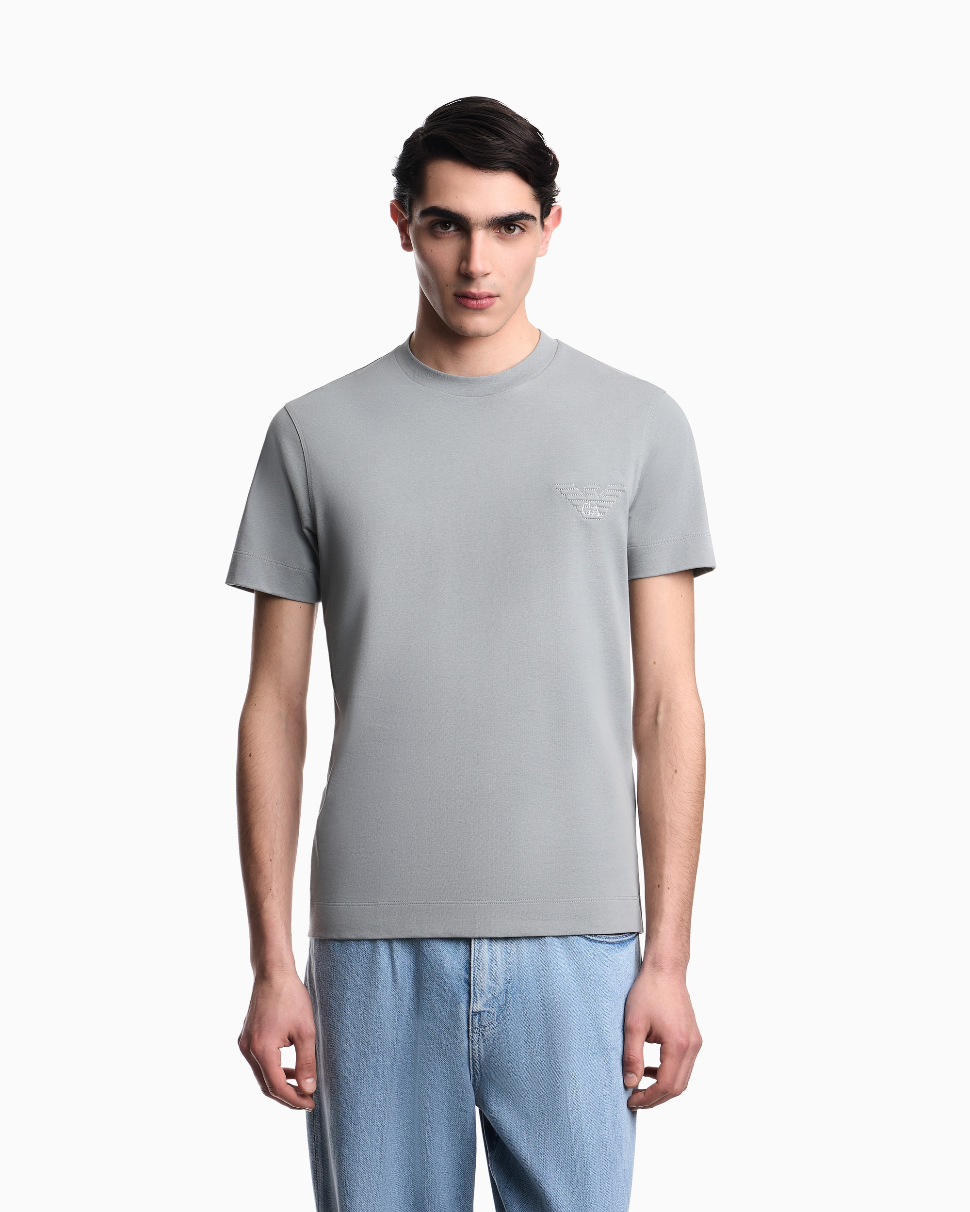 Футболка Slim Fit для мужчин (484374), цвет Синий - №2