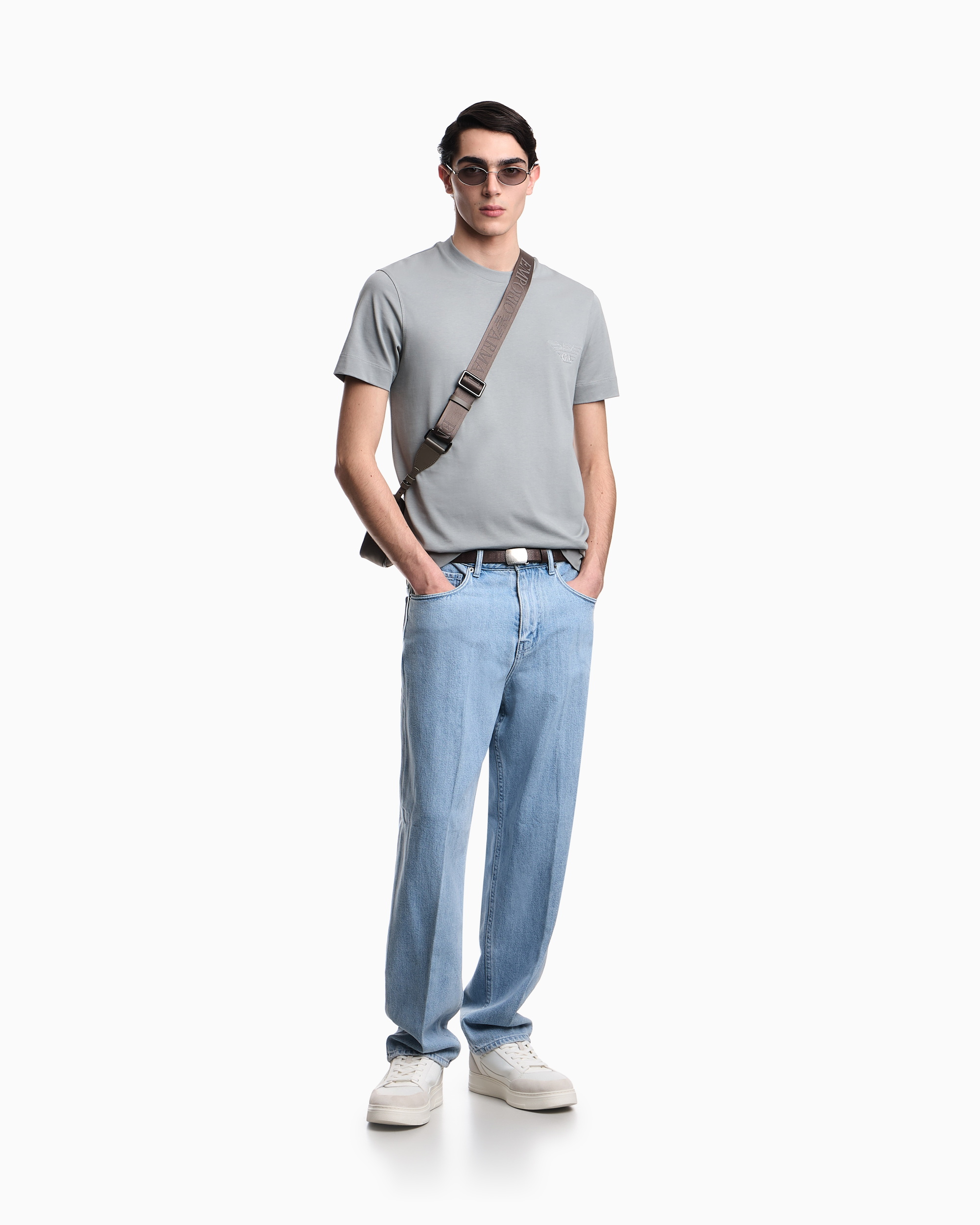 Футболка Slim Fit для мужчин (484374), цвет Синий - №3