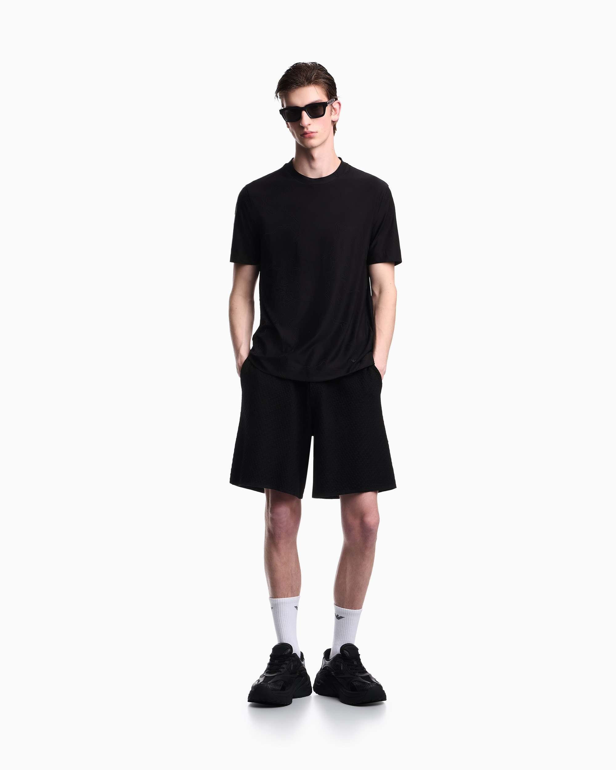 Шорты Regular Fit для мужчин (484382), цвет Черный - №3