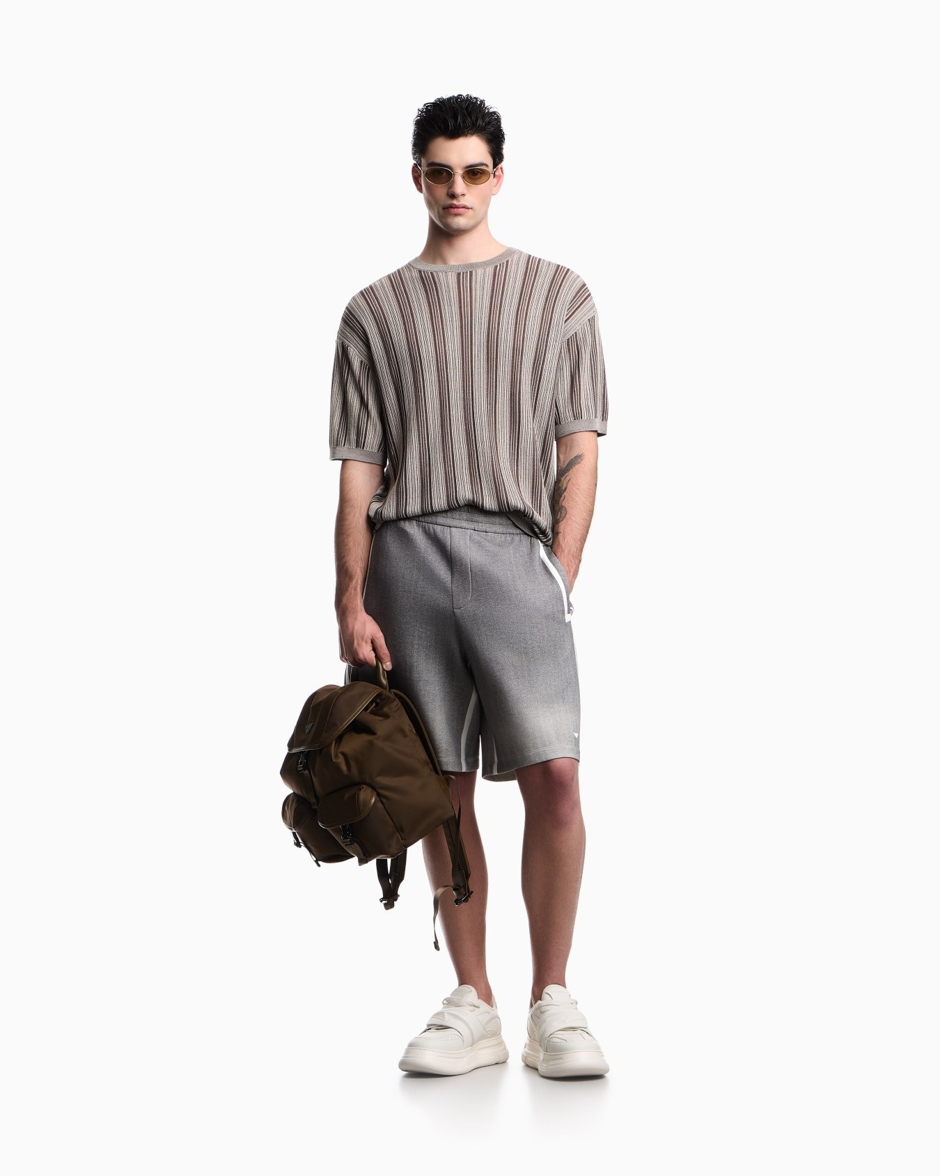 Шорты Regular Fit для мужчин (484384), цвет Бежевый - №3