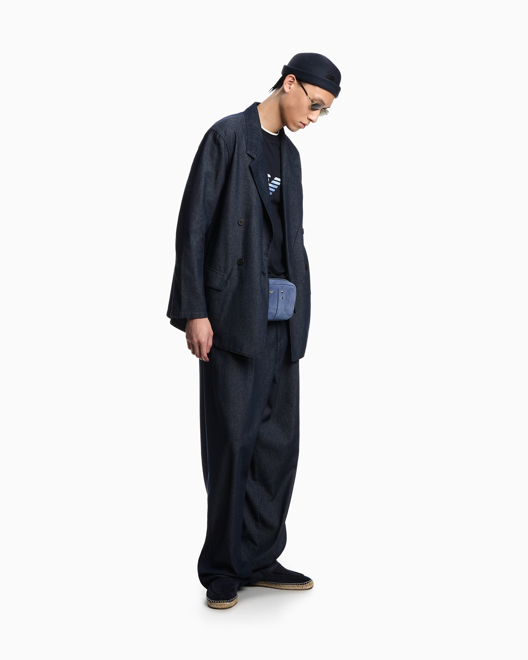 Футболка Slim Fit для чоловіків (484392), колір Синій - №2