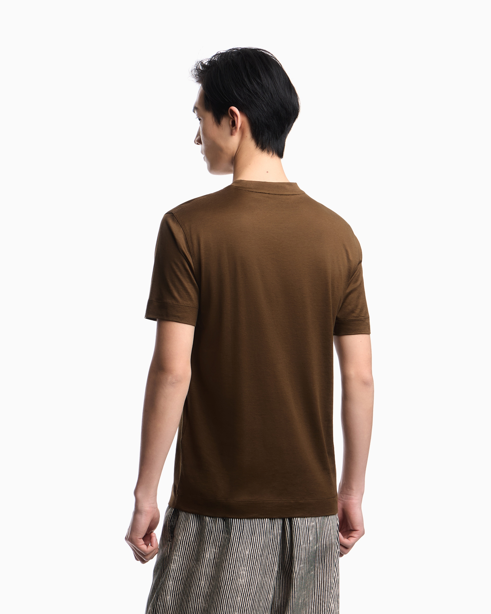 Футболка Slim Fit для мужчин (484395), цвет Коричневый - №4