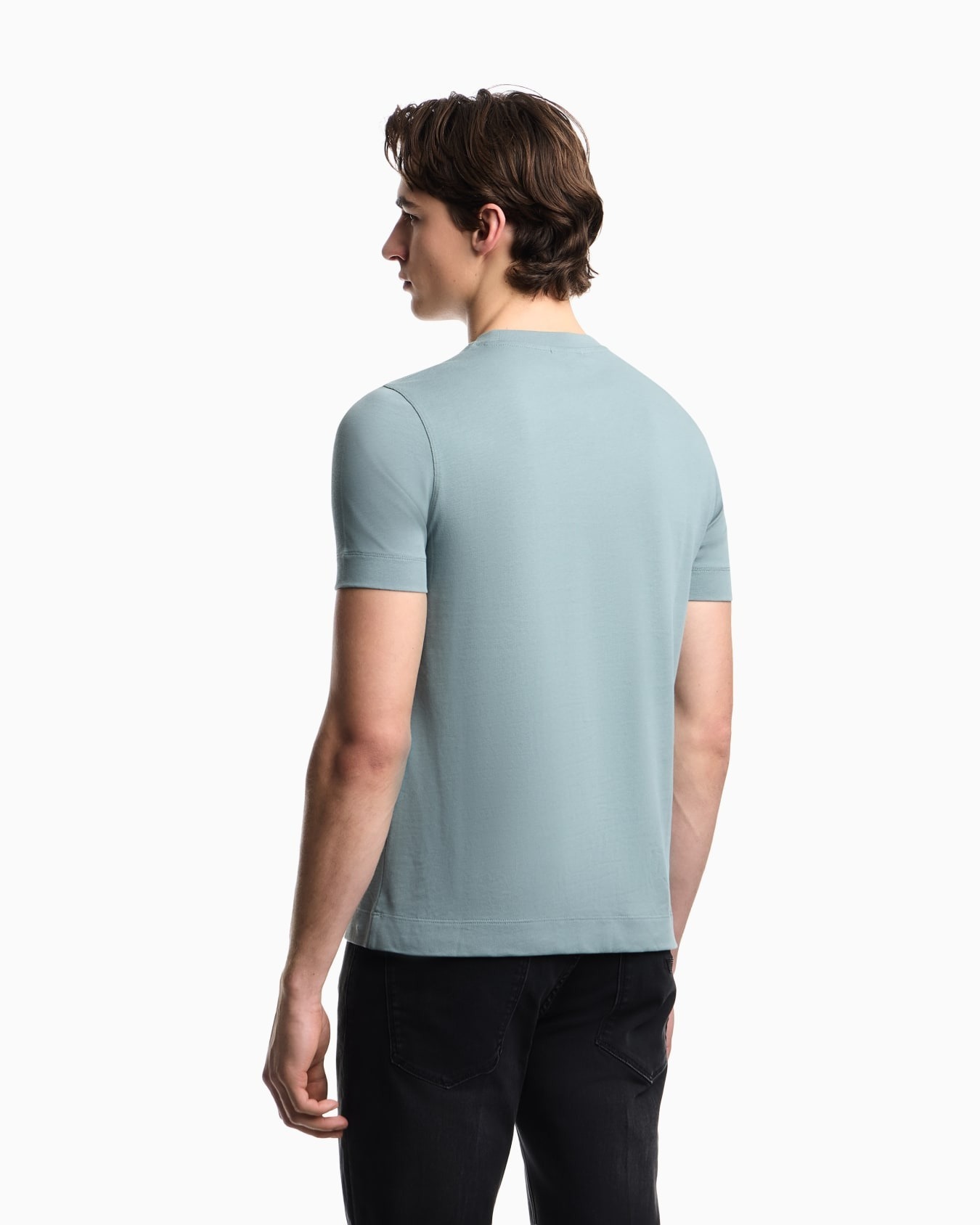 Футболка Slim Fit для мужчин (484400), цвет Зеленый - №4