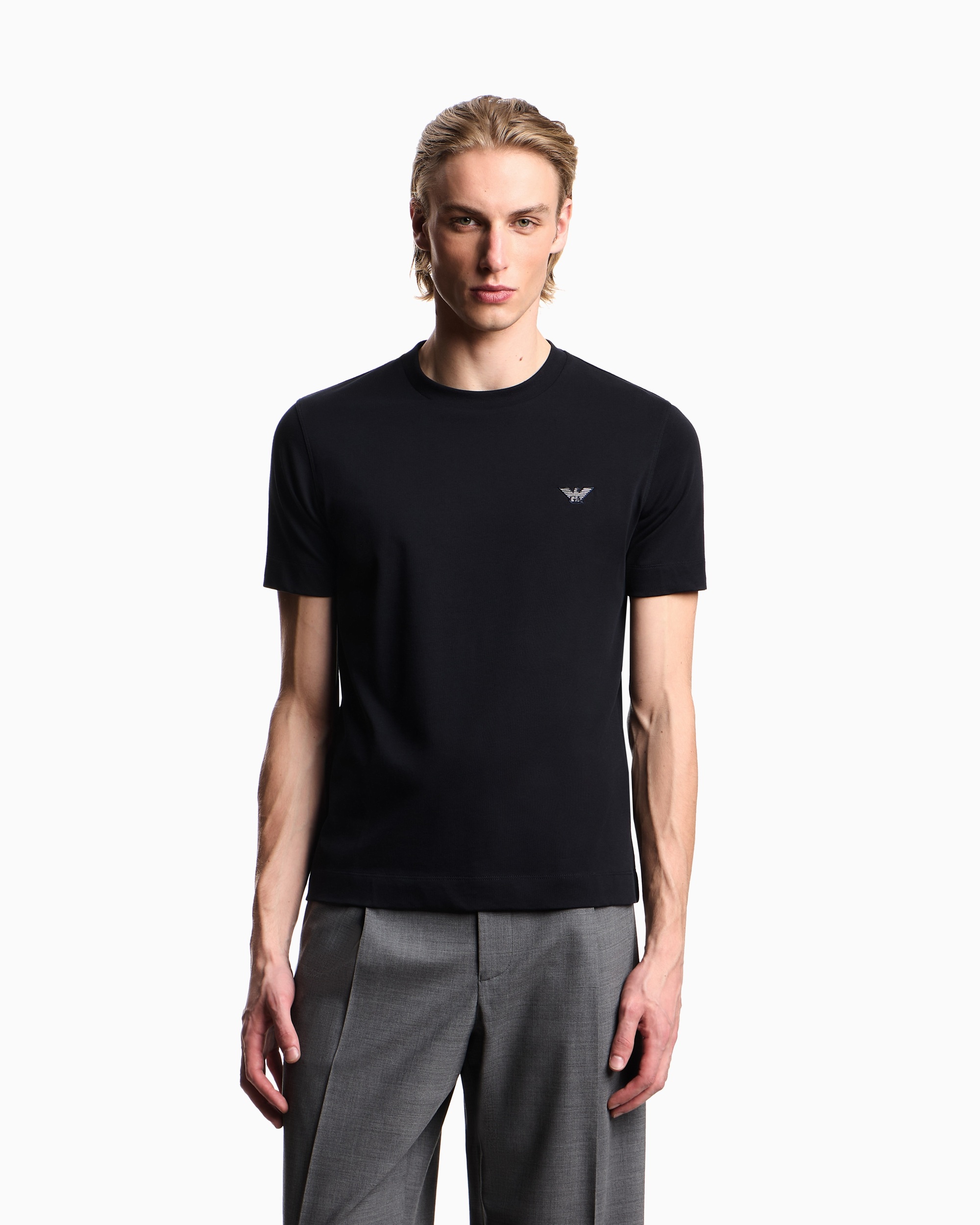 Футболка Slim Fit для чоловіків (484401), колір Синій - №2