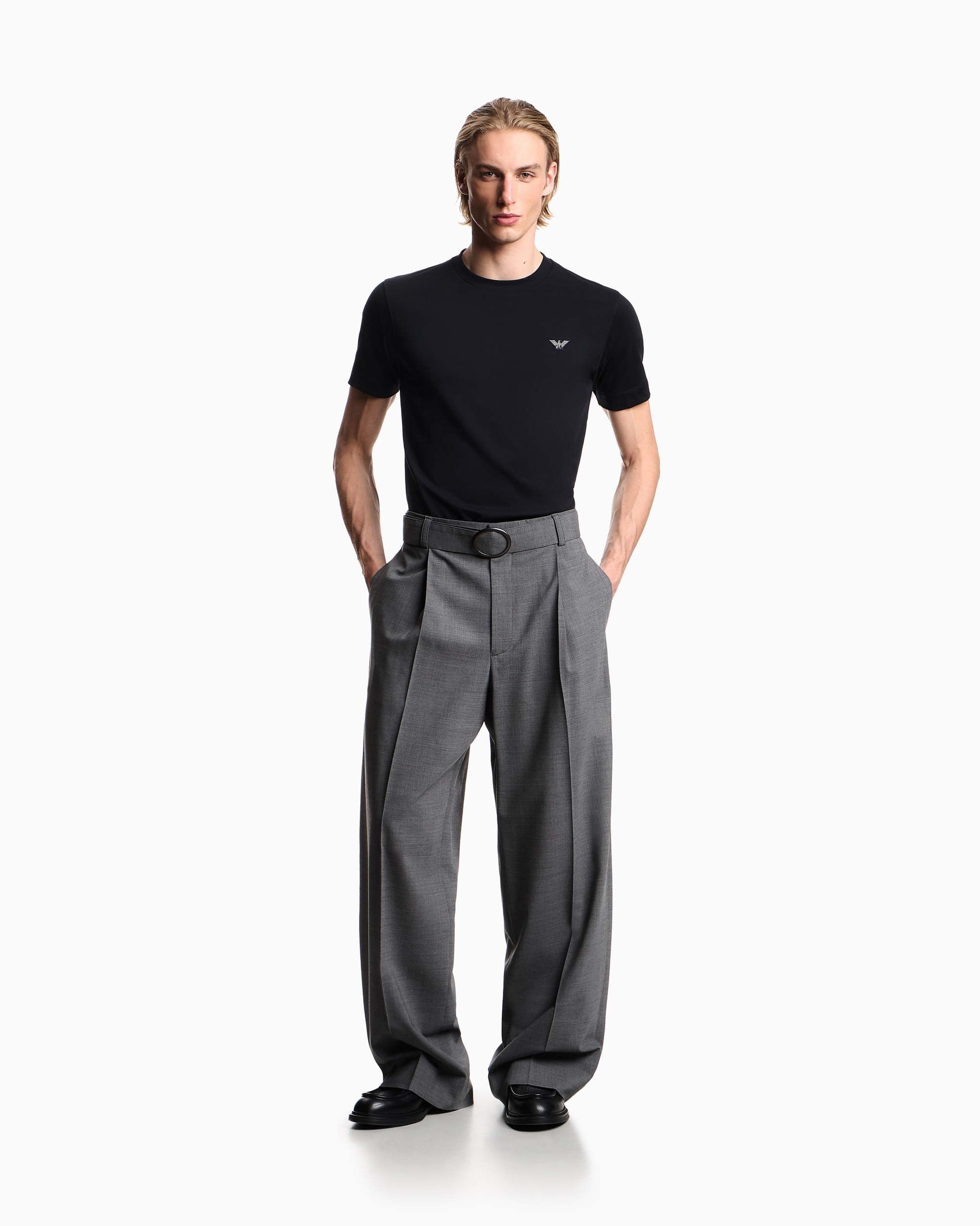 Футболка Slim Fit для чоловіків (484401), колір Синій - №3