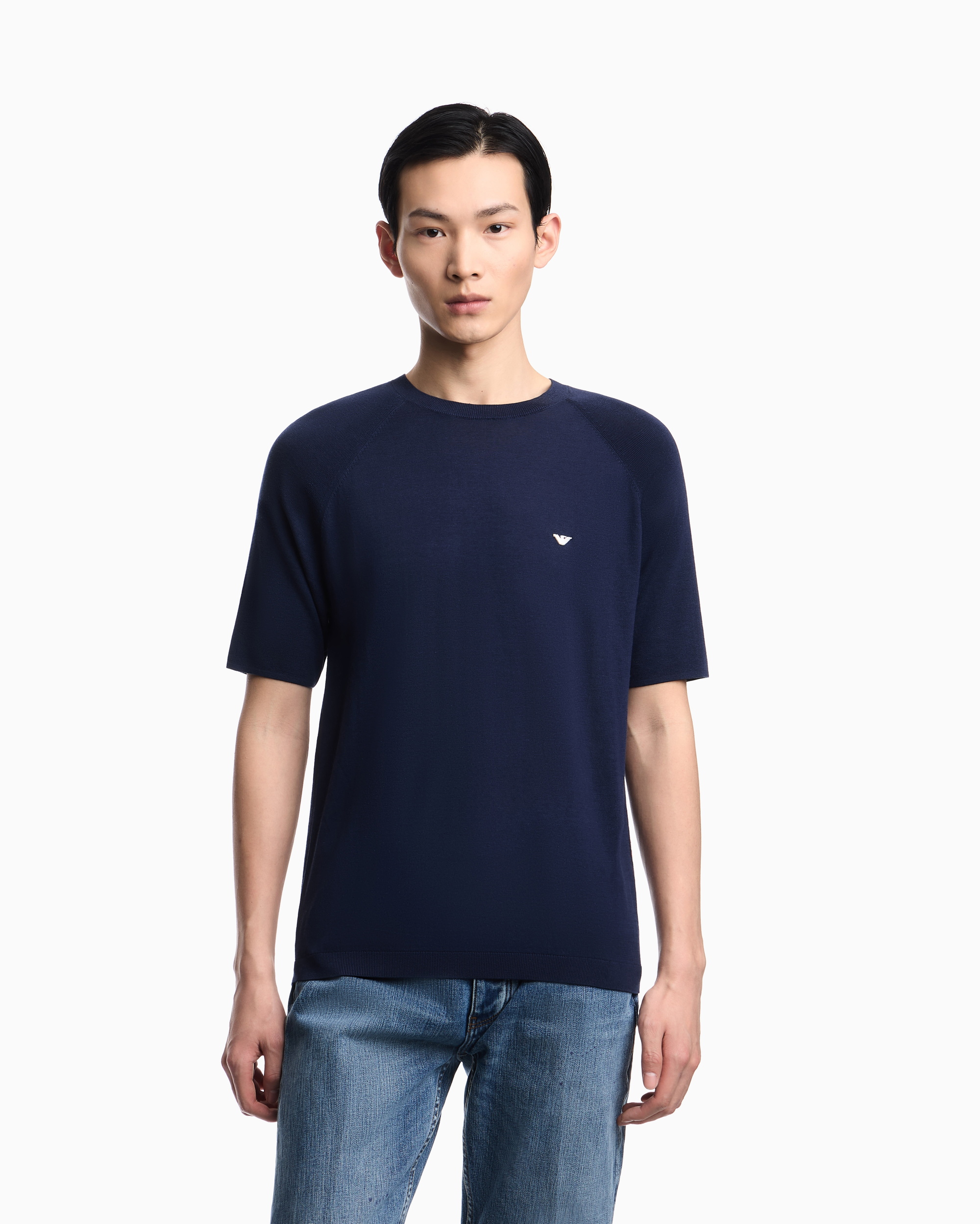 Футболка трикотажна Regular Fit для чоловіків (484403), колір Синій - №2
