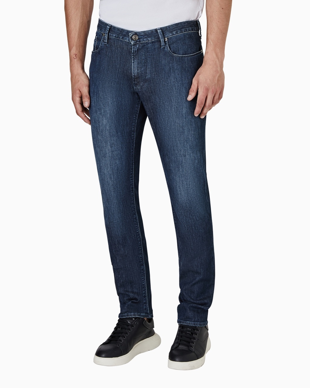 Джинси Slim Slim Fit Низька для чоловіків (484428), колір Синій - №3