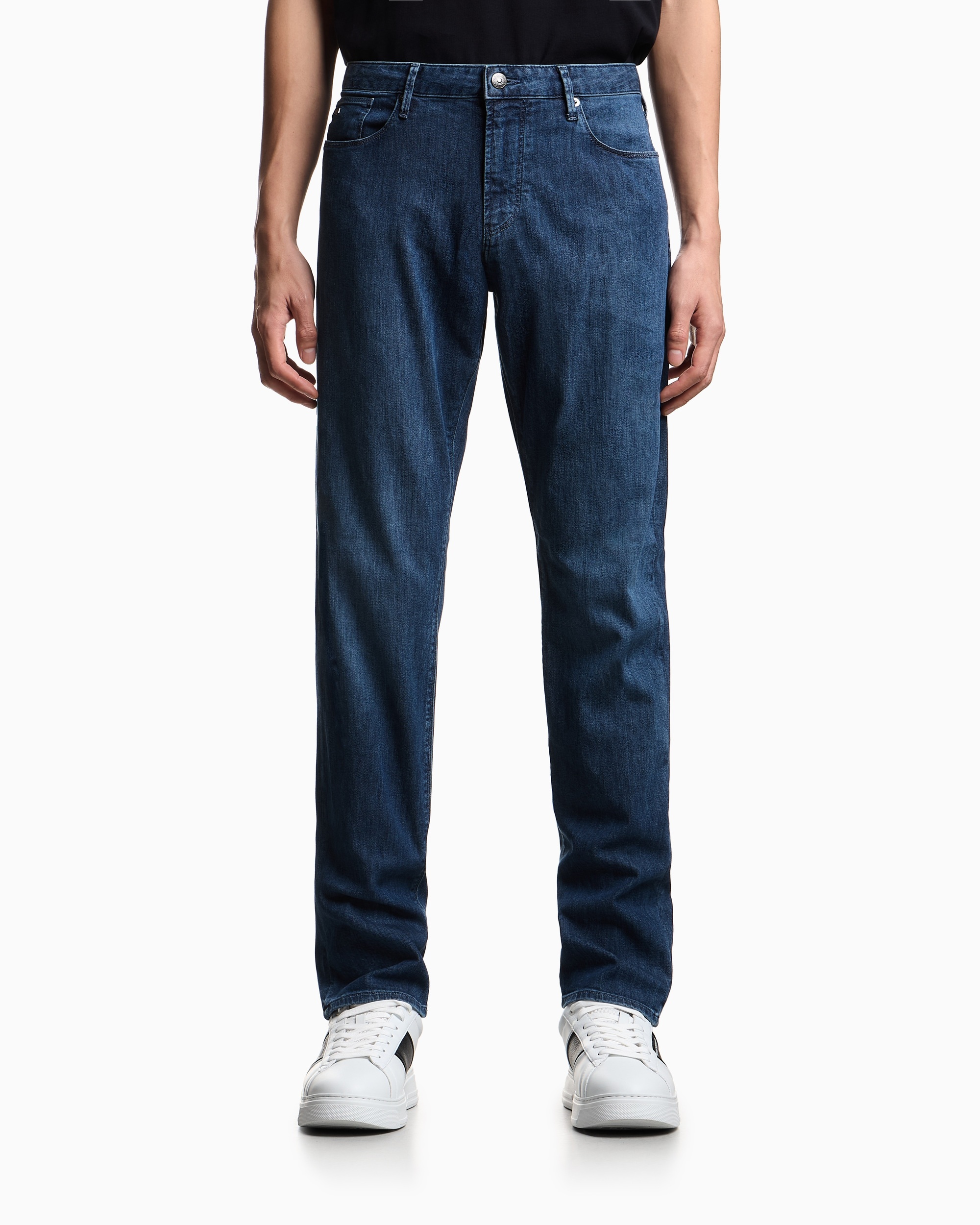 Джинси Slim Slim Fit Низька для чоловіків (484429), колір Синій - №2