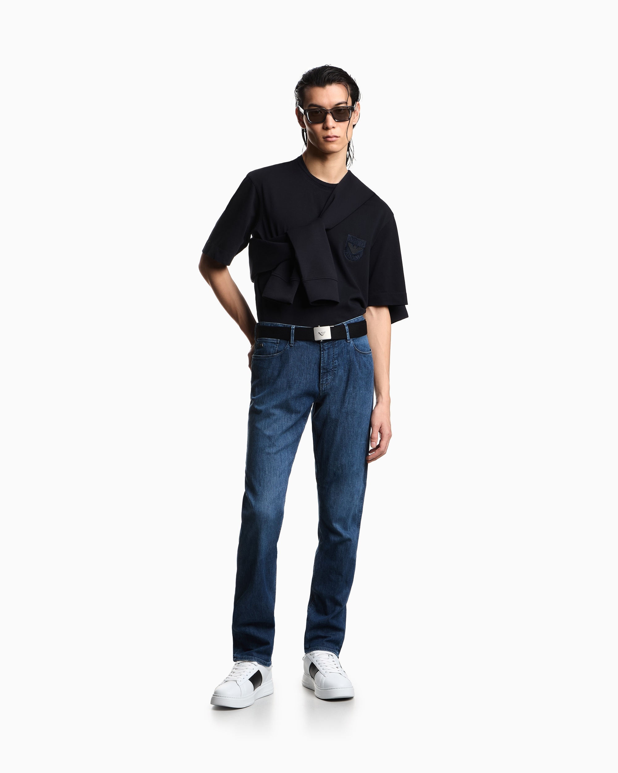 Джинси Slim Slim Fit Низька для чоловіків (484429), колір Синій - №3
