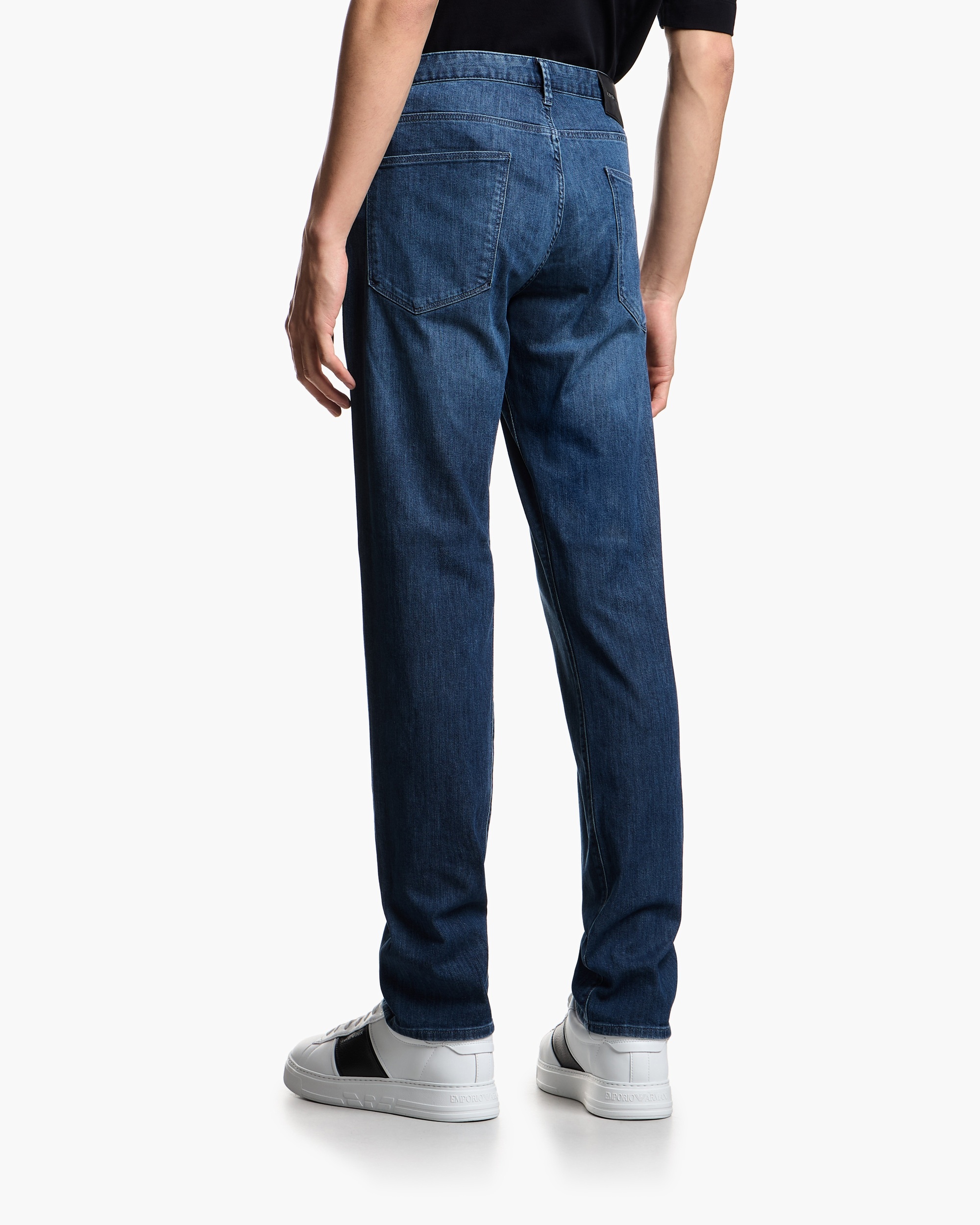 Джинси Slim Slim Fit Низька для чоловіків (484429), колір Синій - №4