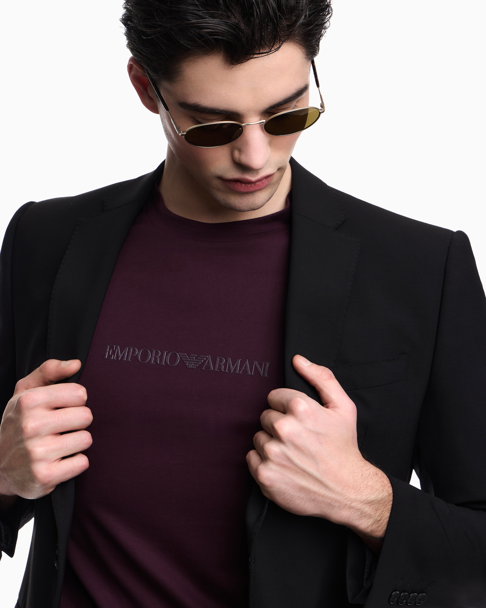 Футболка Regular Fit для чоловіків (484448), колір Бордовий - №5