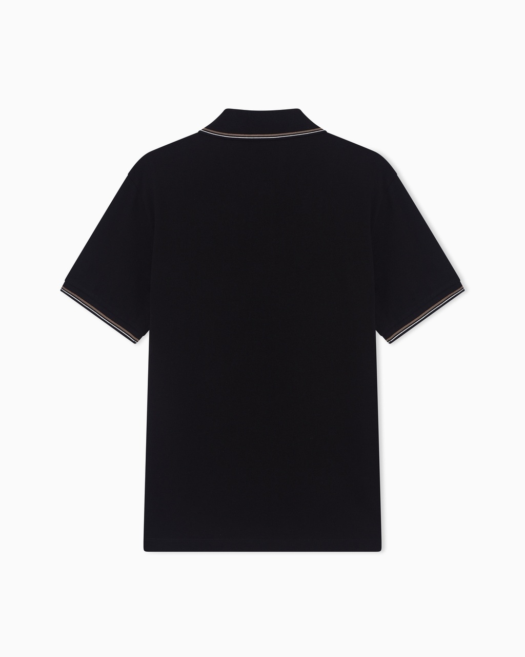 Поло Slim Fit для мужчин (484468), цвет Черный - №2