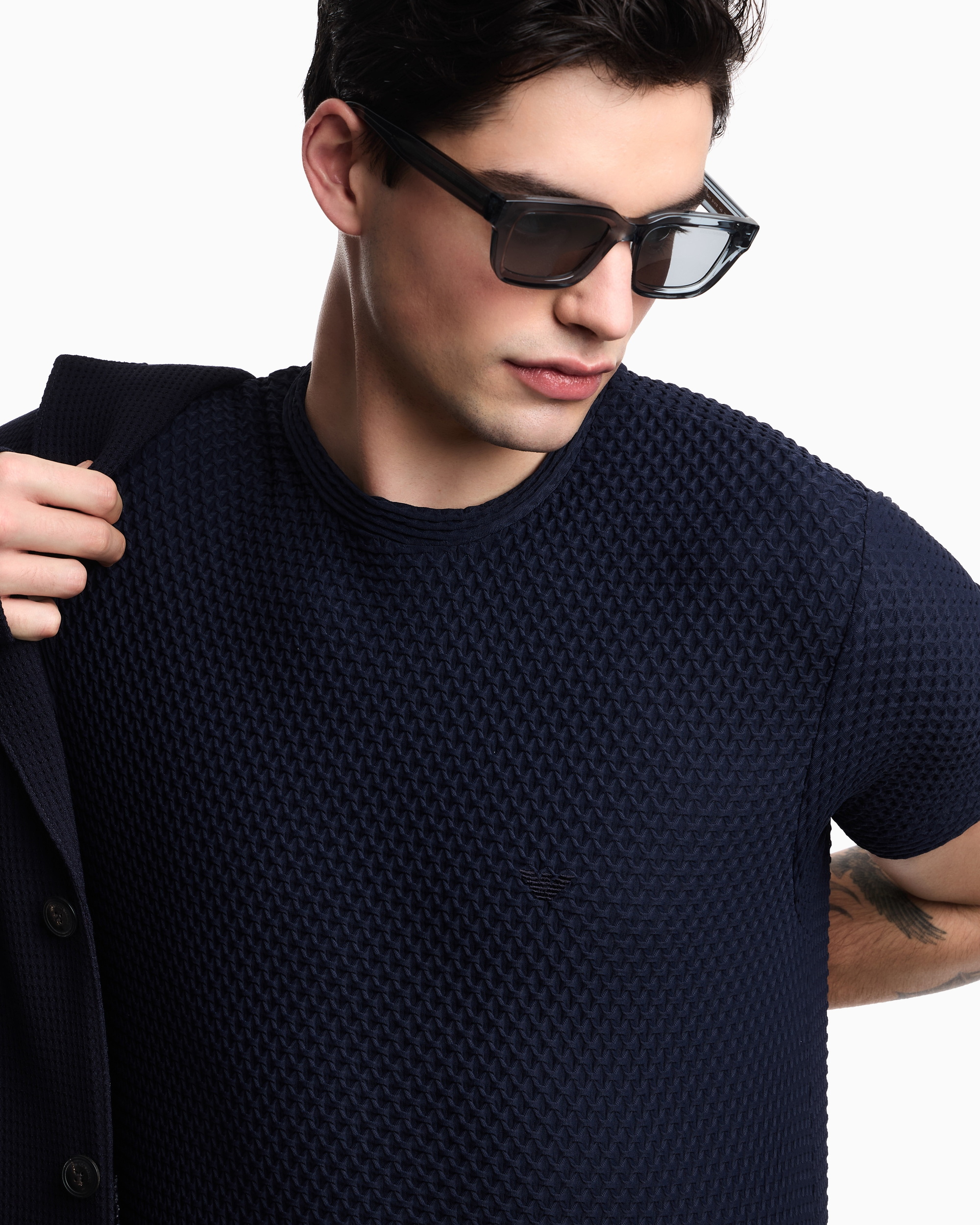 Футболка трикотажна Regular Fit для чоловіків (484493), колір Синій - №5