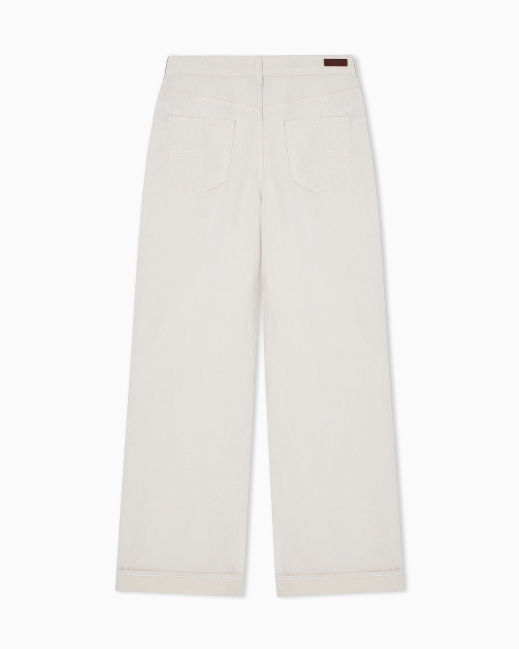 Брюки 5 карманов Relaxed Relaxed Fit для женщин (484566), цвет Бежевый - №2