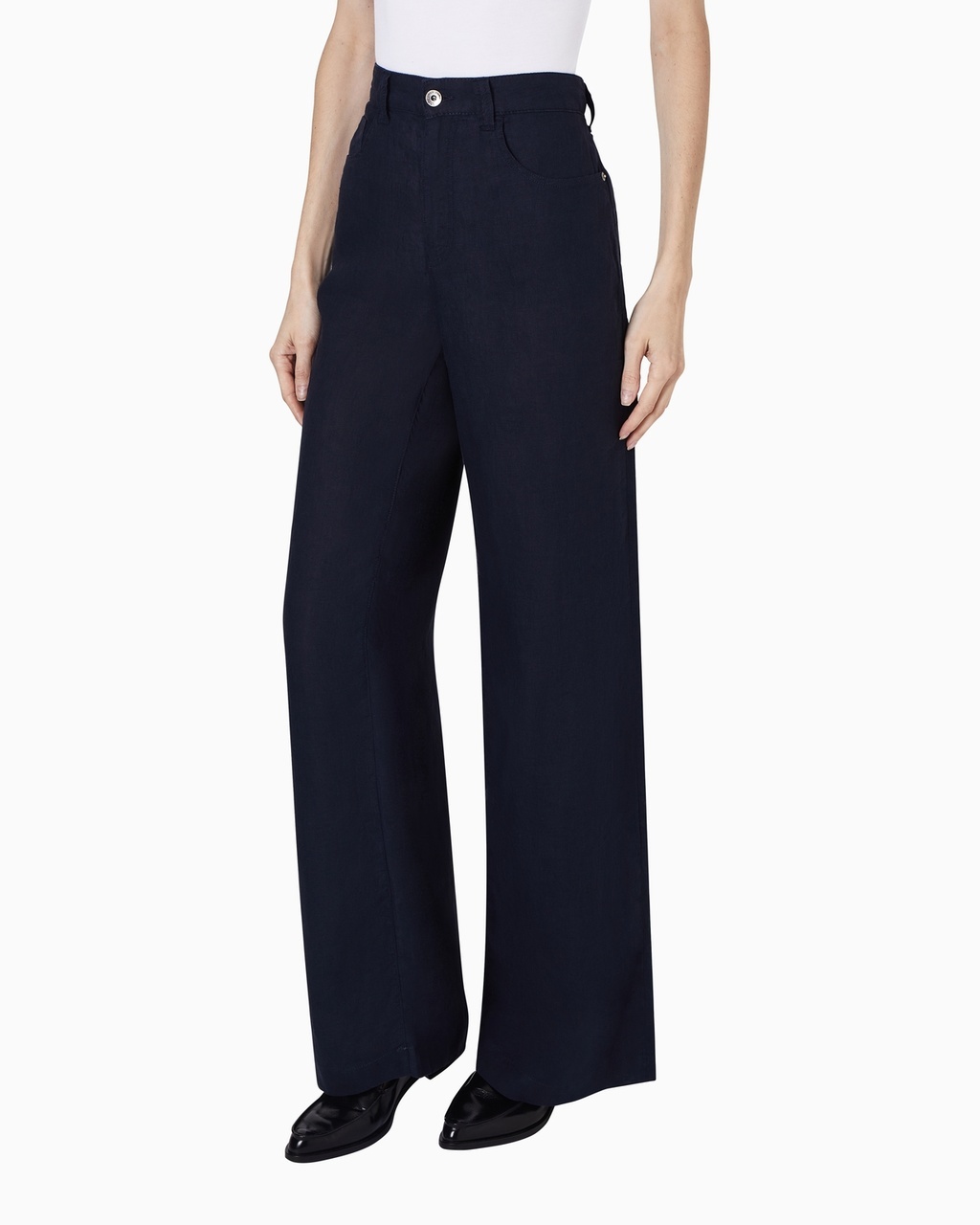 Брюки 5 карманов Regular Regular Fit для женщин (484568), цвет Черный - №3
