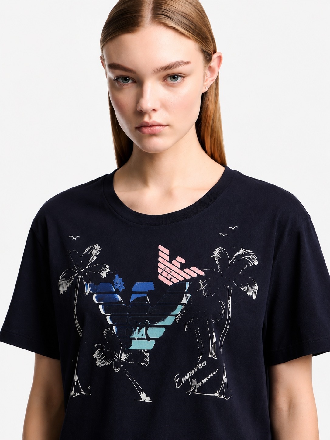 Футболка Regular Fit для женщин (484604), цвет Синий - №5